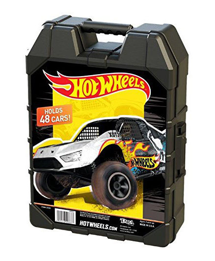 Hot Wheels Molded 48 Car Case - Black (Colors and Styles May Vary)