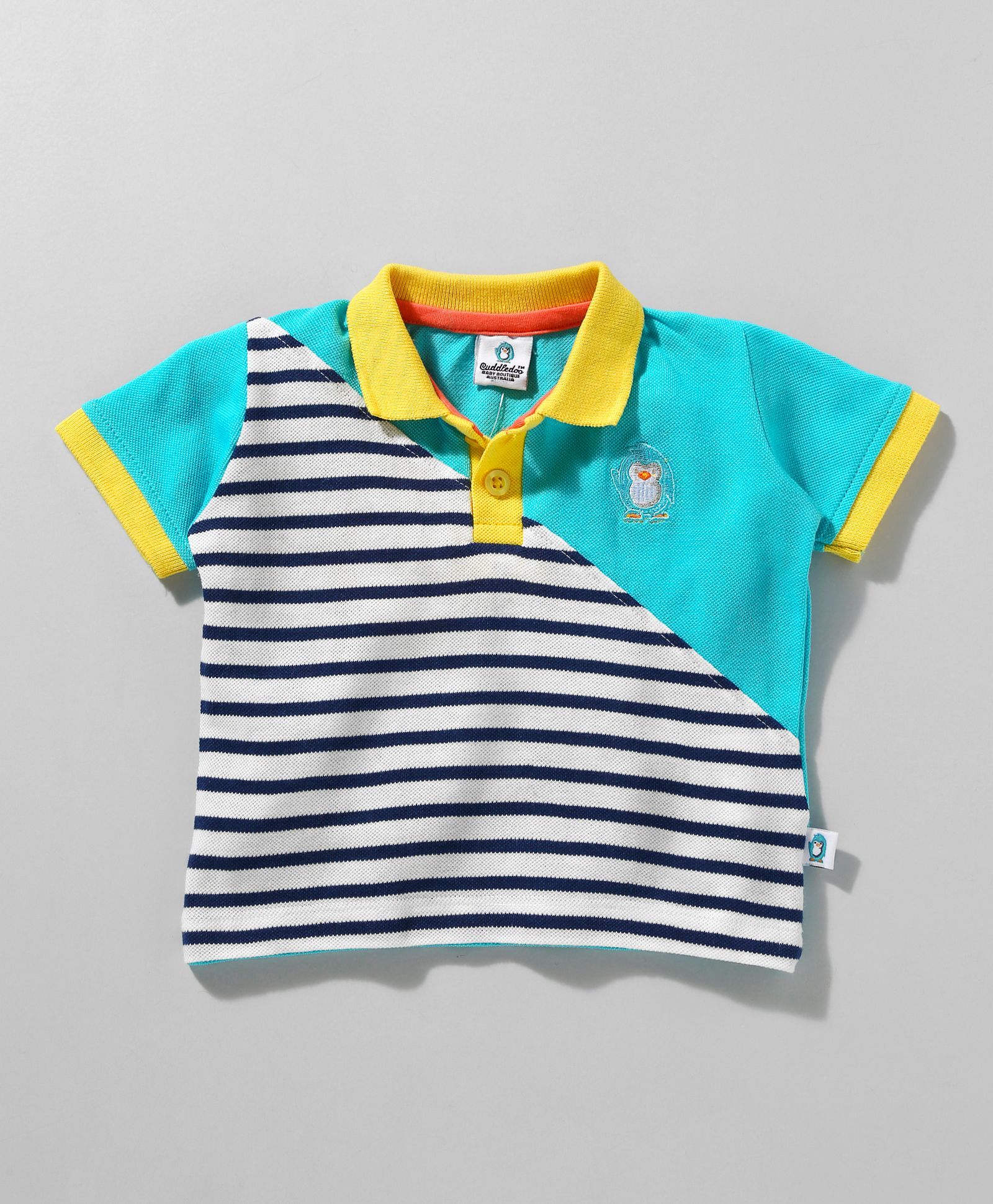 Cuddledoo Half Sleeves Stripes T-Shirt
