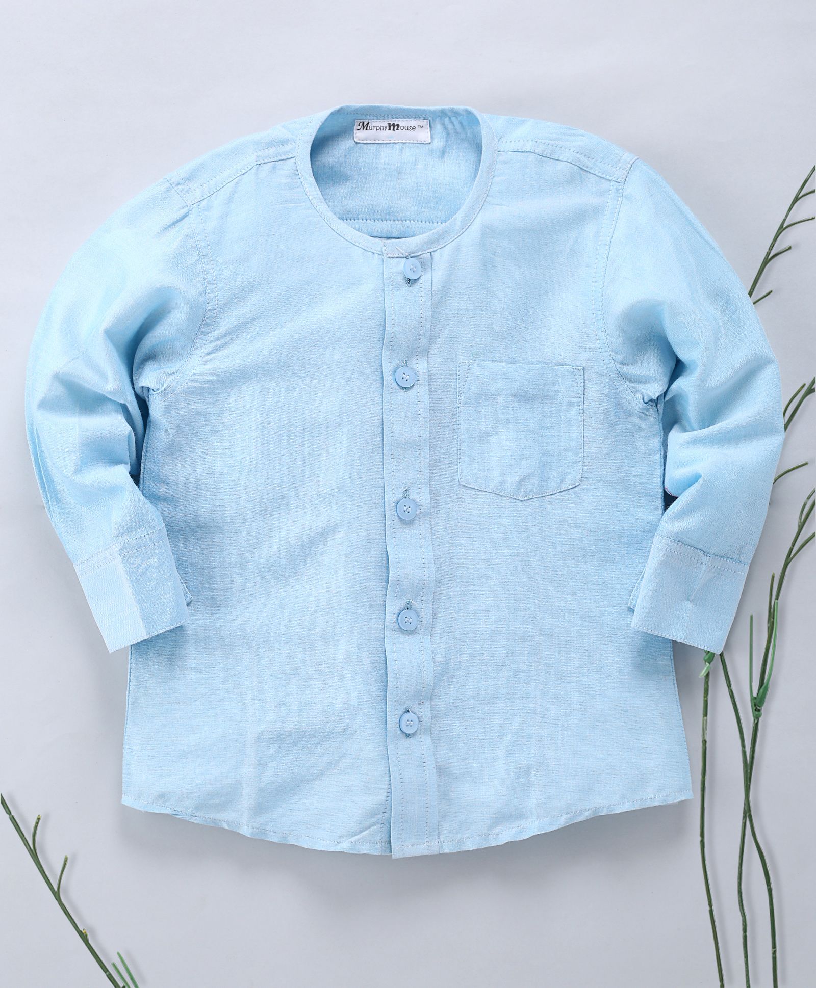 Murphy Mouse Round Neck Shirt - Blue