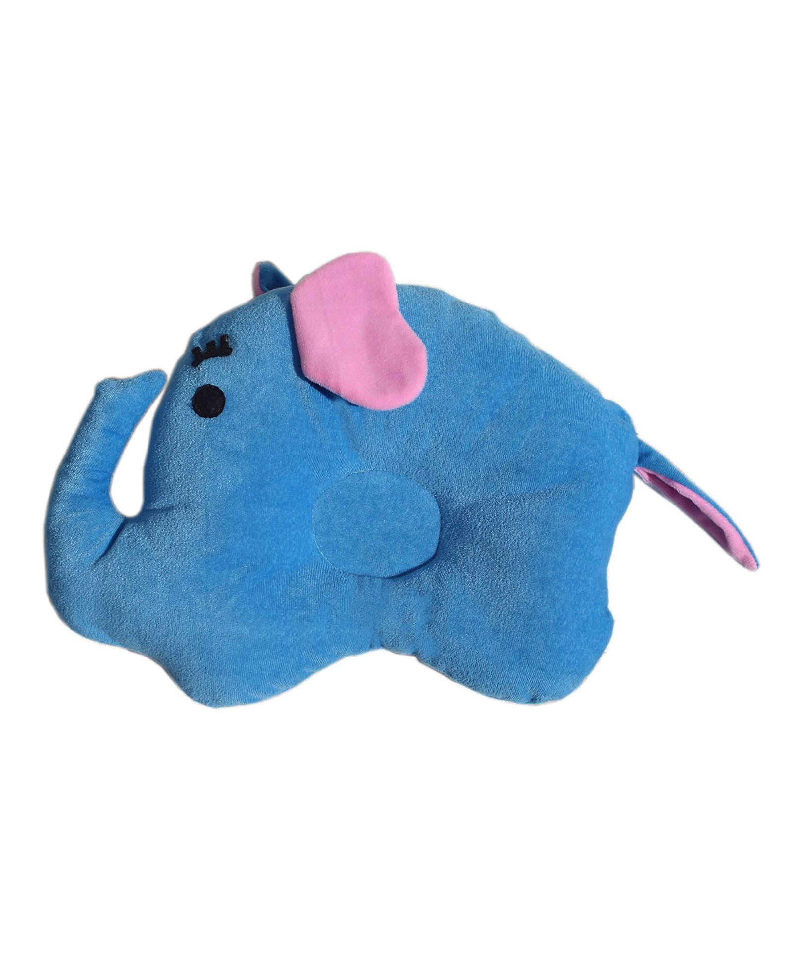 Amardeep Elephant Baby Pillow - Blue