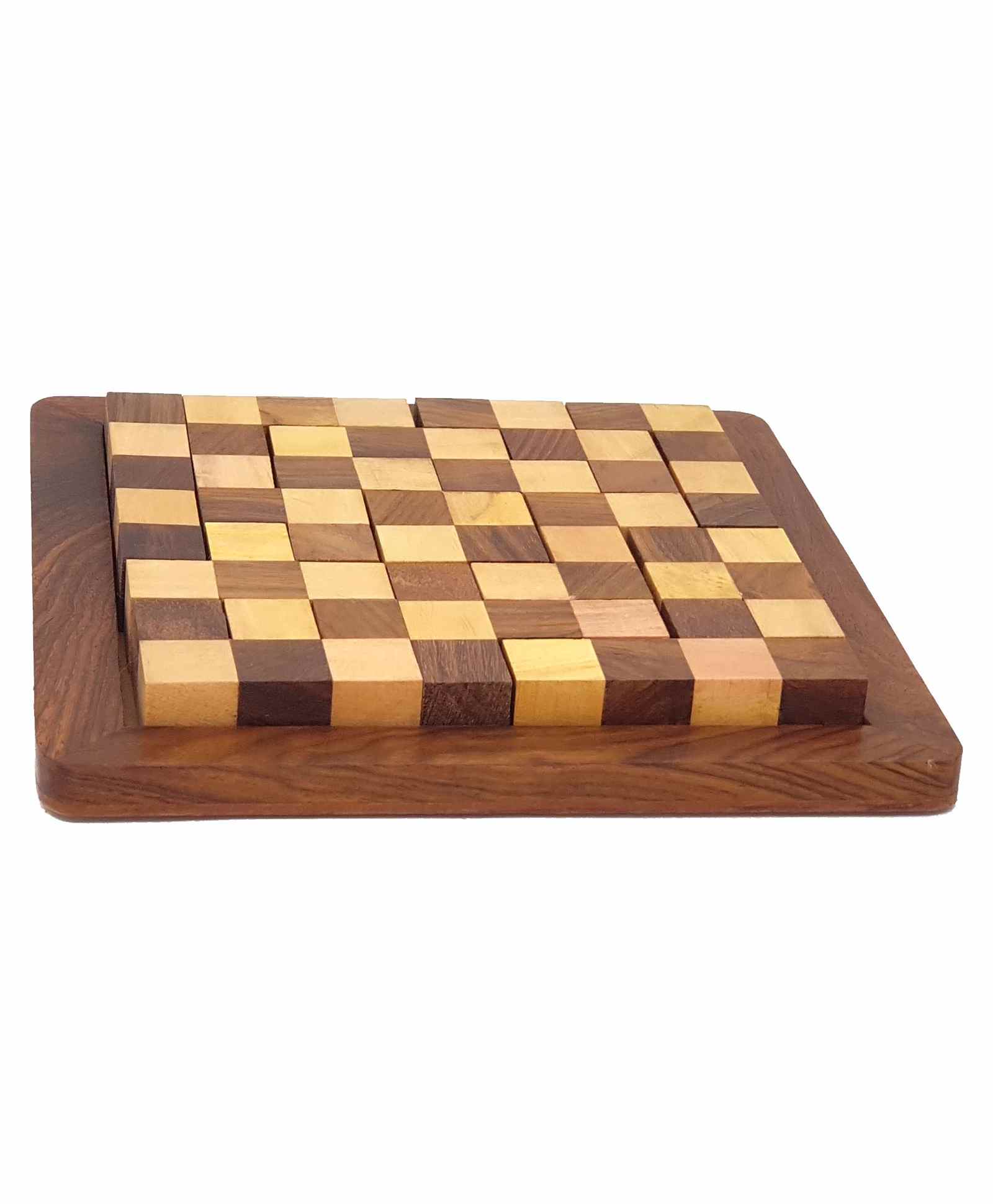 Desi Karigar Wooden Chess Style Puzzle Game