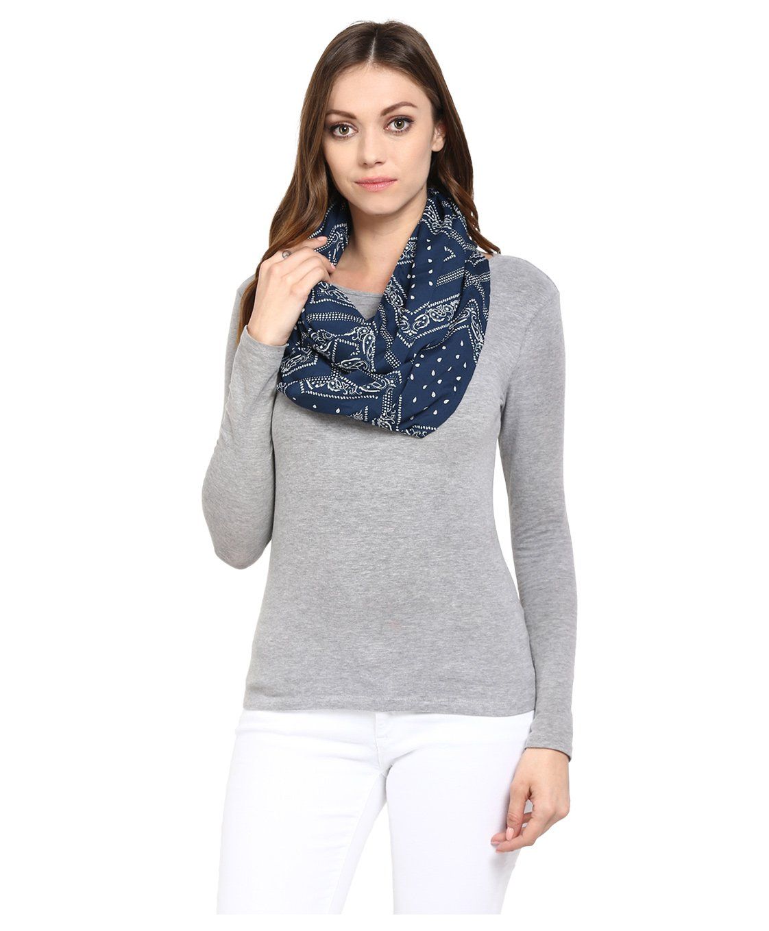 Wobbly Walk Nursing Scarf Paisley Print