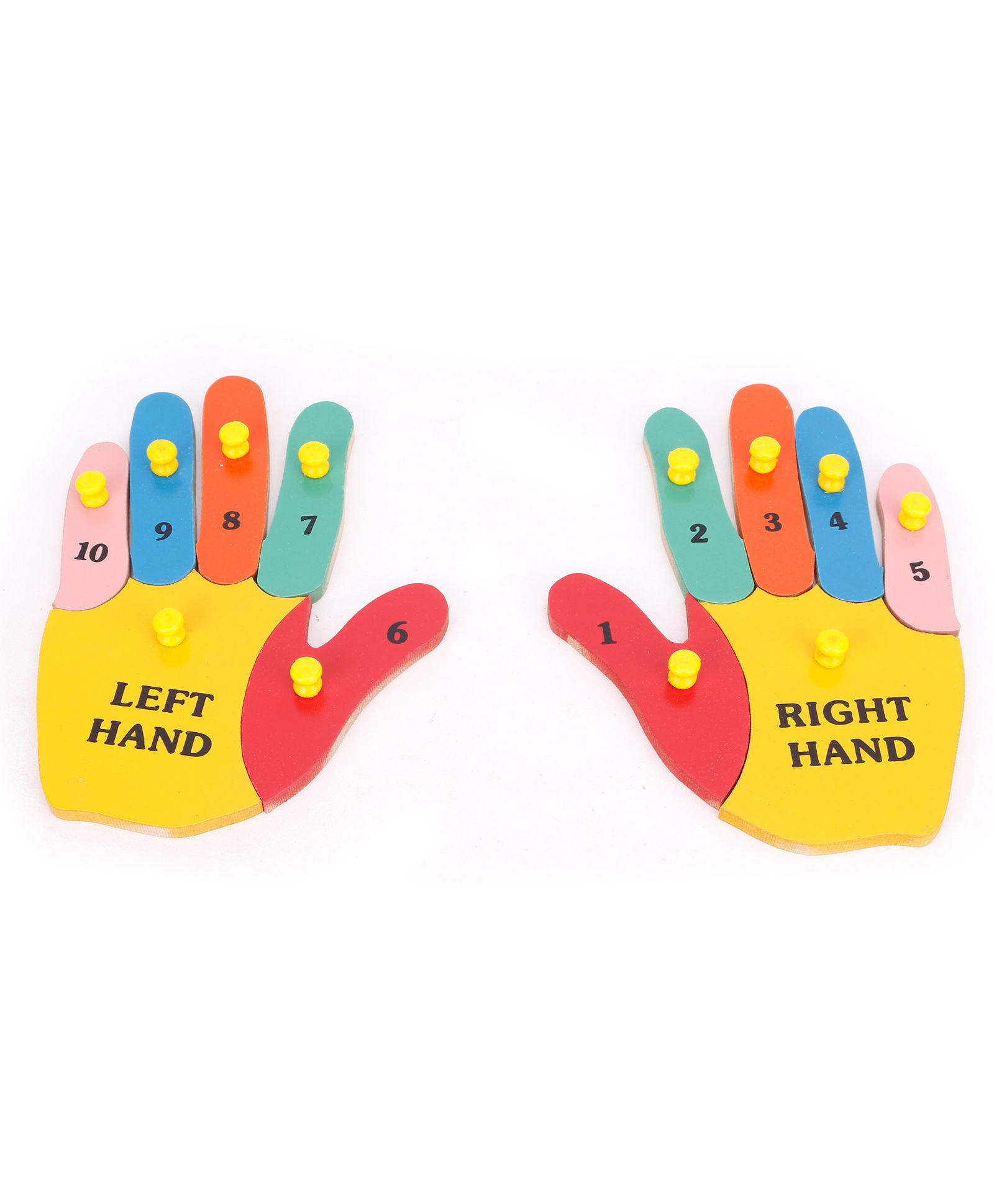 Alpaks Left Hand And Right Hand Puzzle Multicolour - 12 Pieces