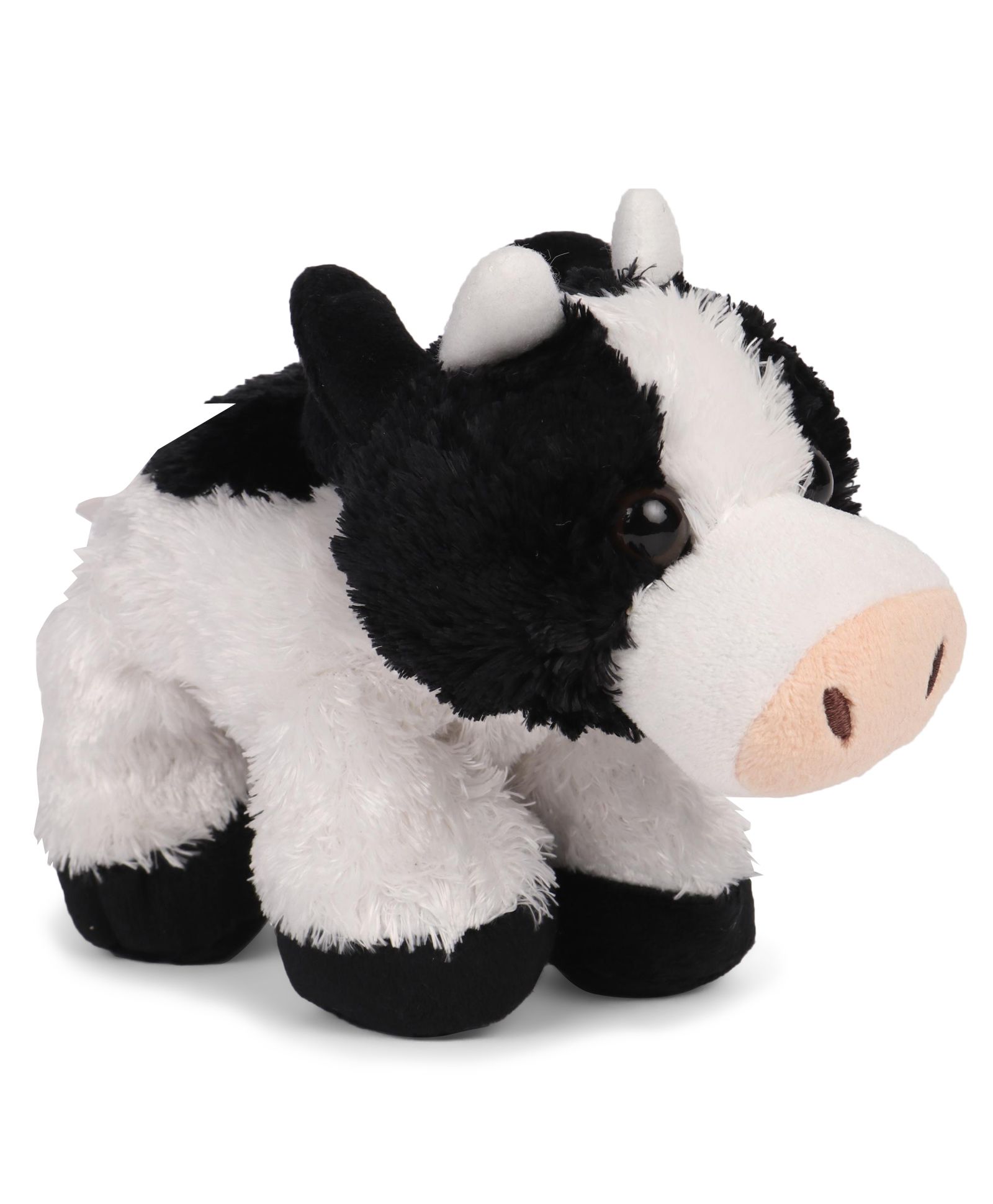 cow soft toy white black