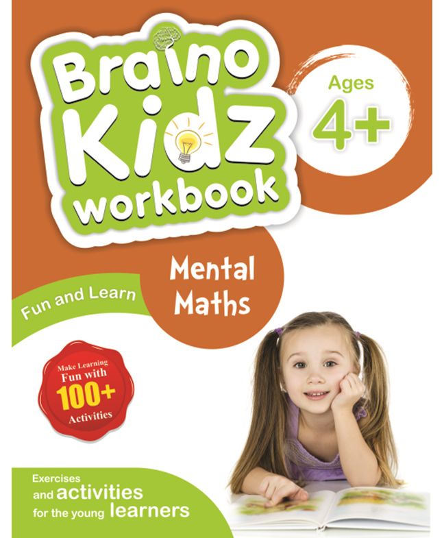 Braino Kidz Workbook Mental Maths Brown Green