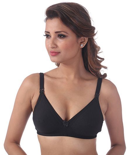 Kriti Maternity Nursing Bra - Black