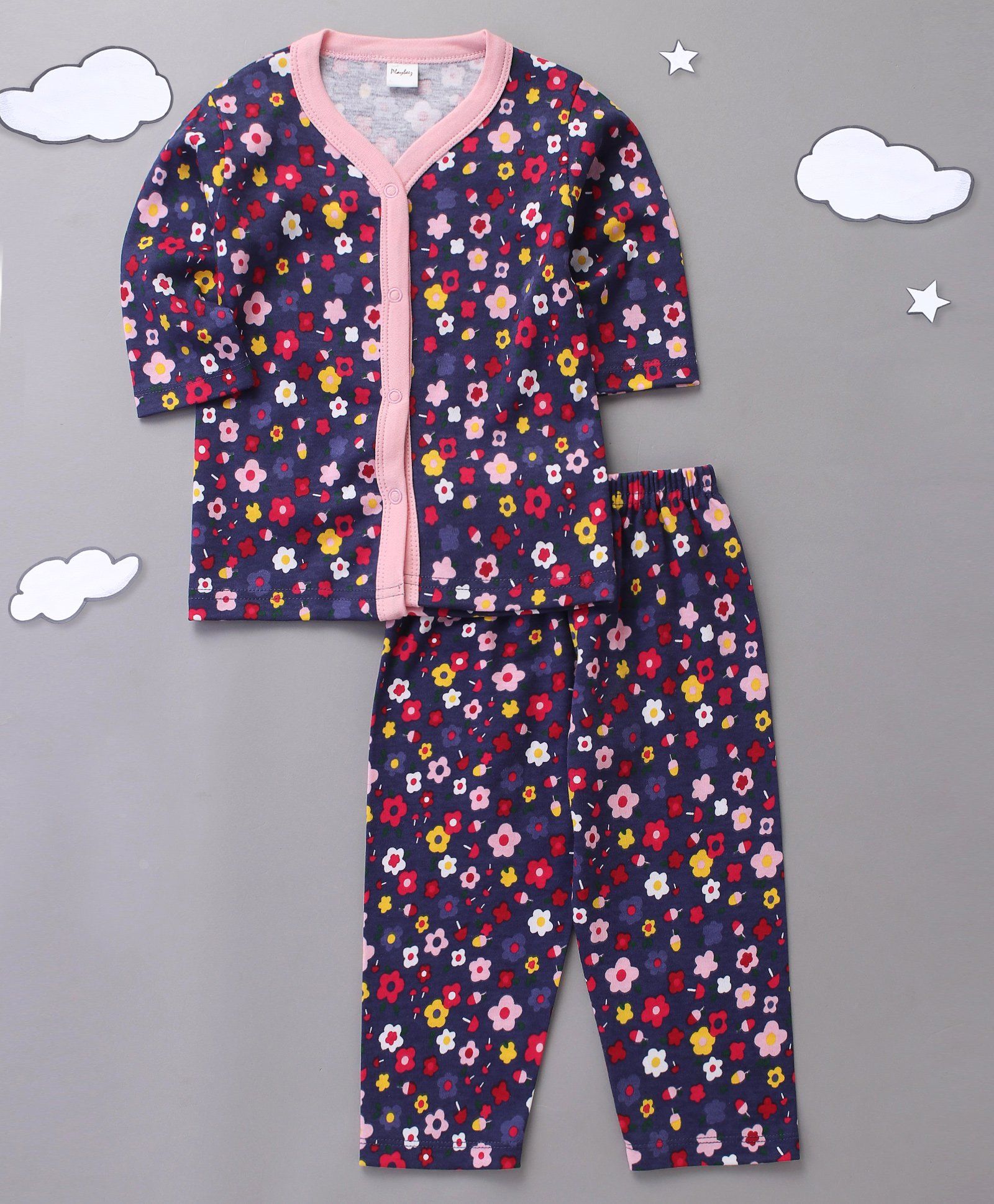 Playbeez Floral Print Sleepwear