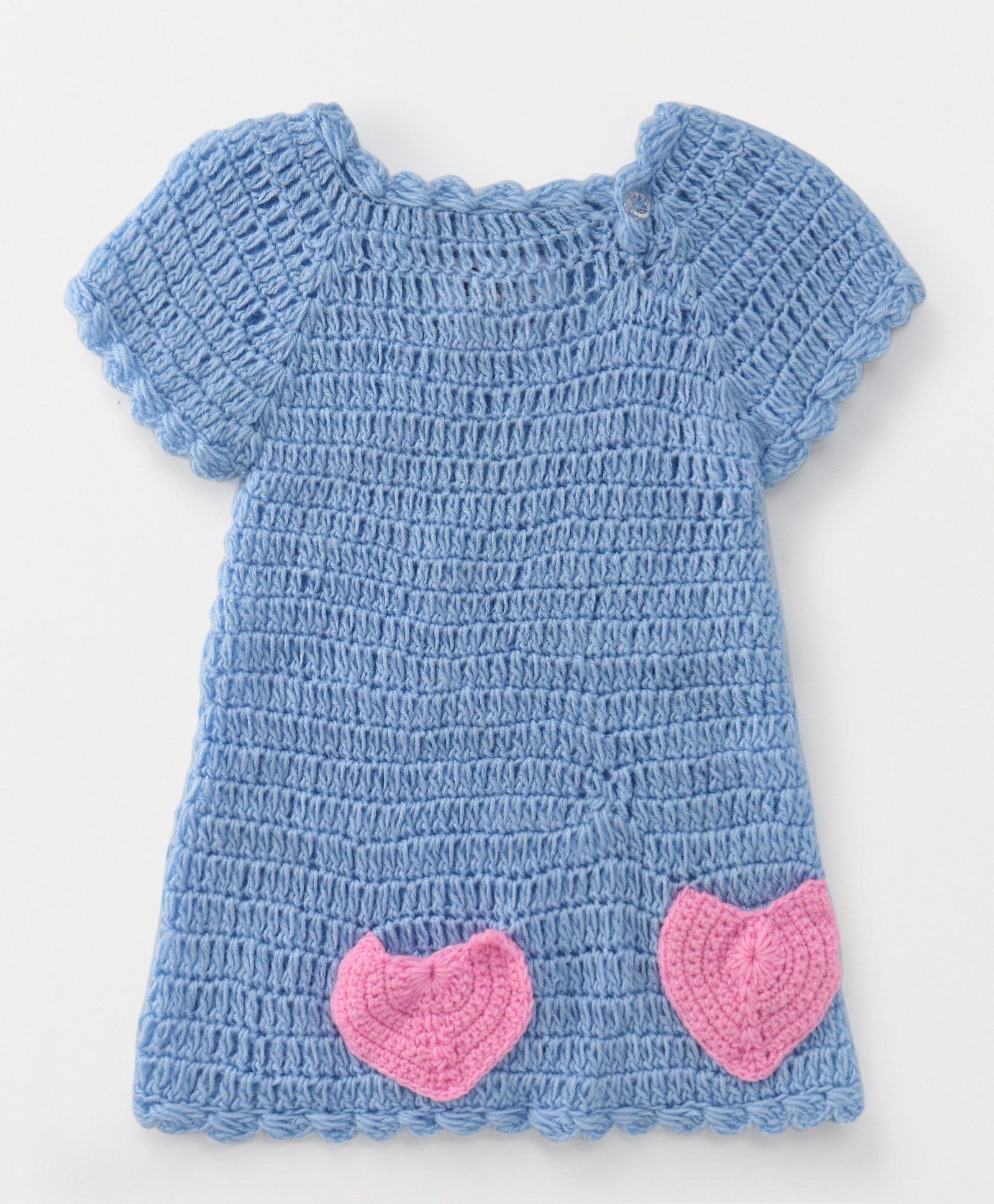Richhandknits Short Sleeves Woolen Dress