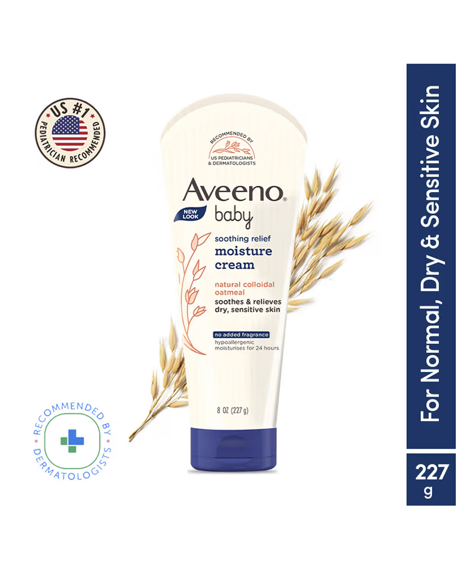 aveeno baby soothing relief moisture cream for dry skin 227gm