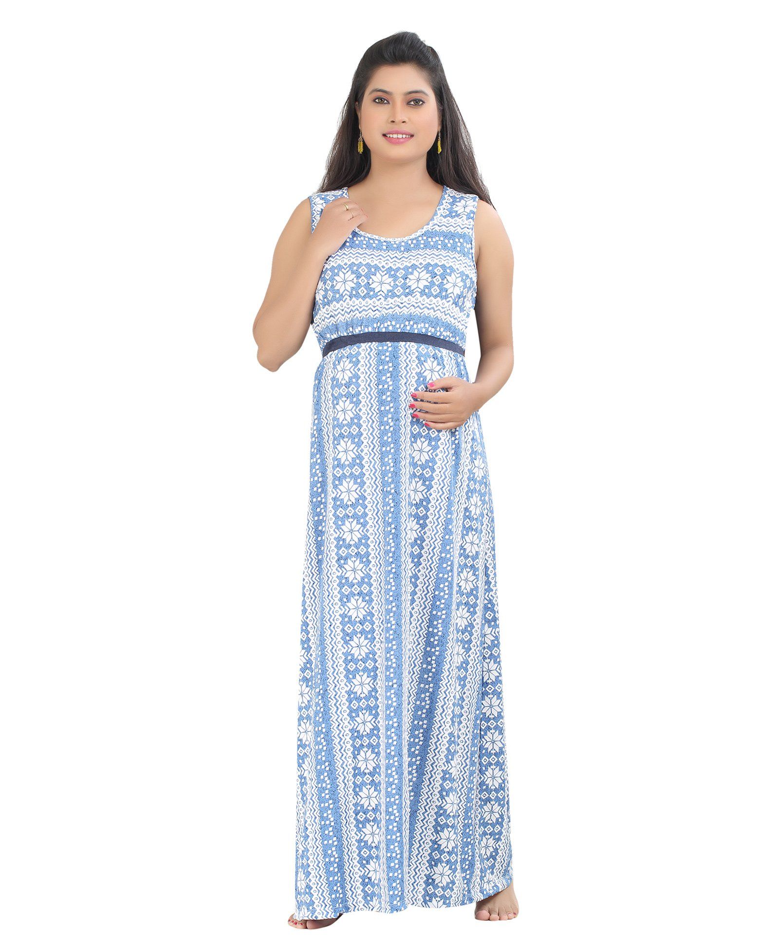 Uzazi Sleeveless Maternity Dress 