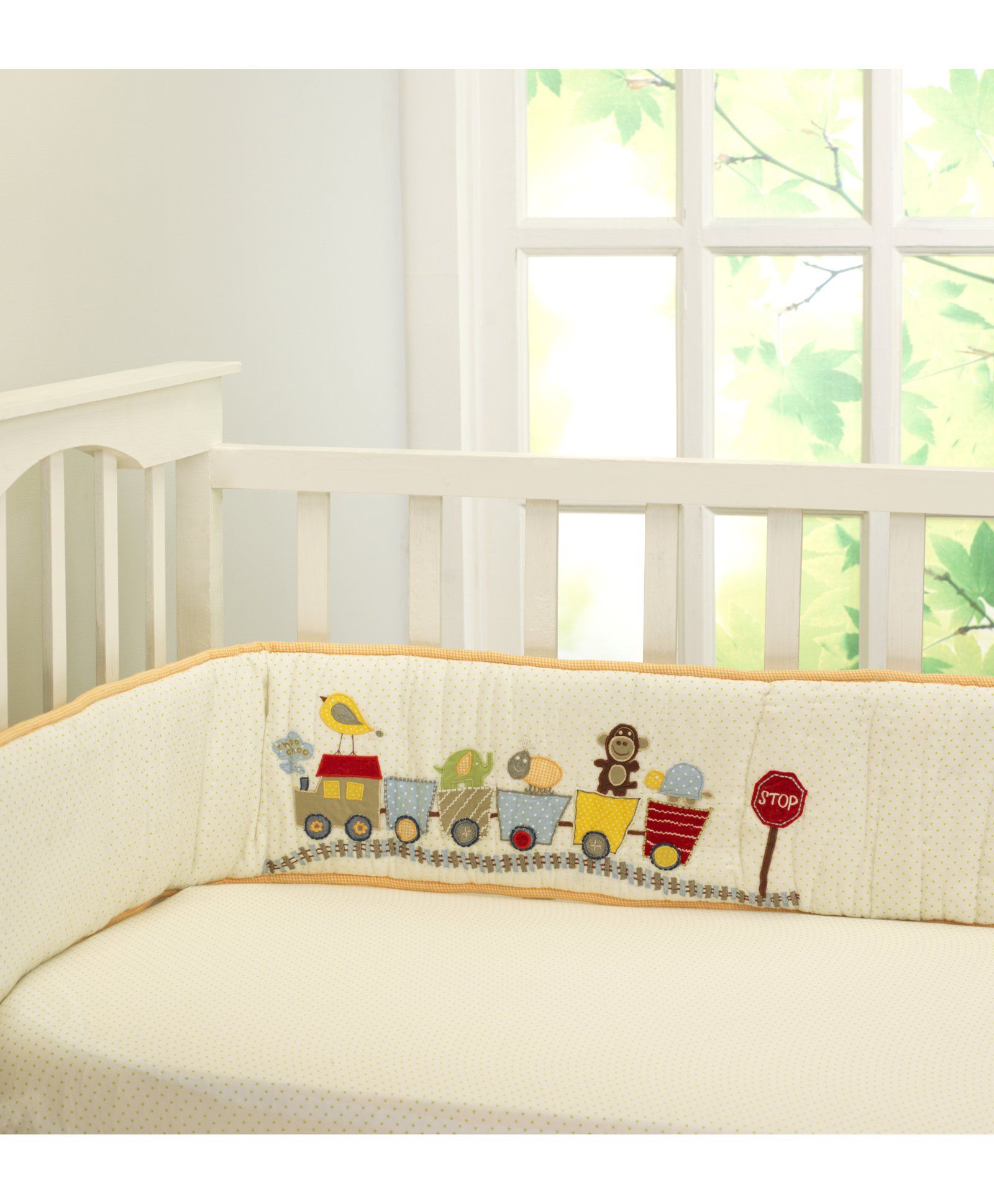 Little West Street Choo Choo Friends Bumper - Yellow