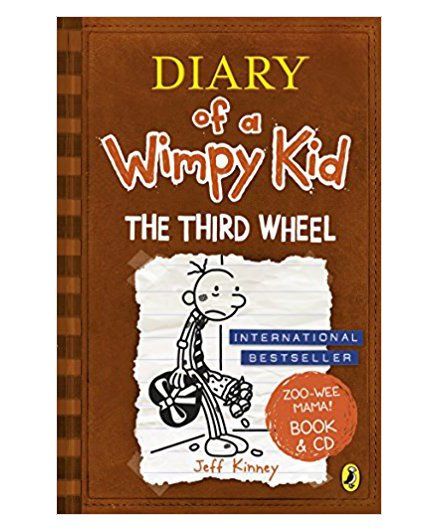 Diary Of Wimpy Kid The Third Wheel Story Book With CD By Jeff Kinney - English