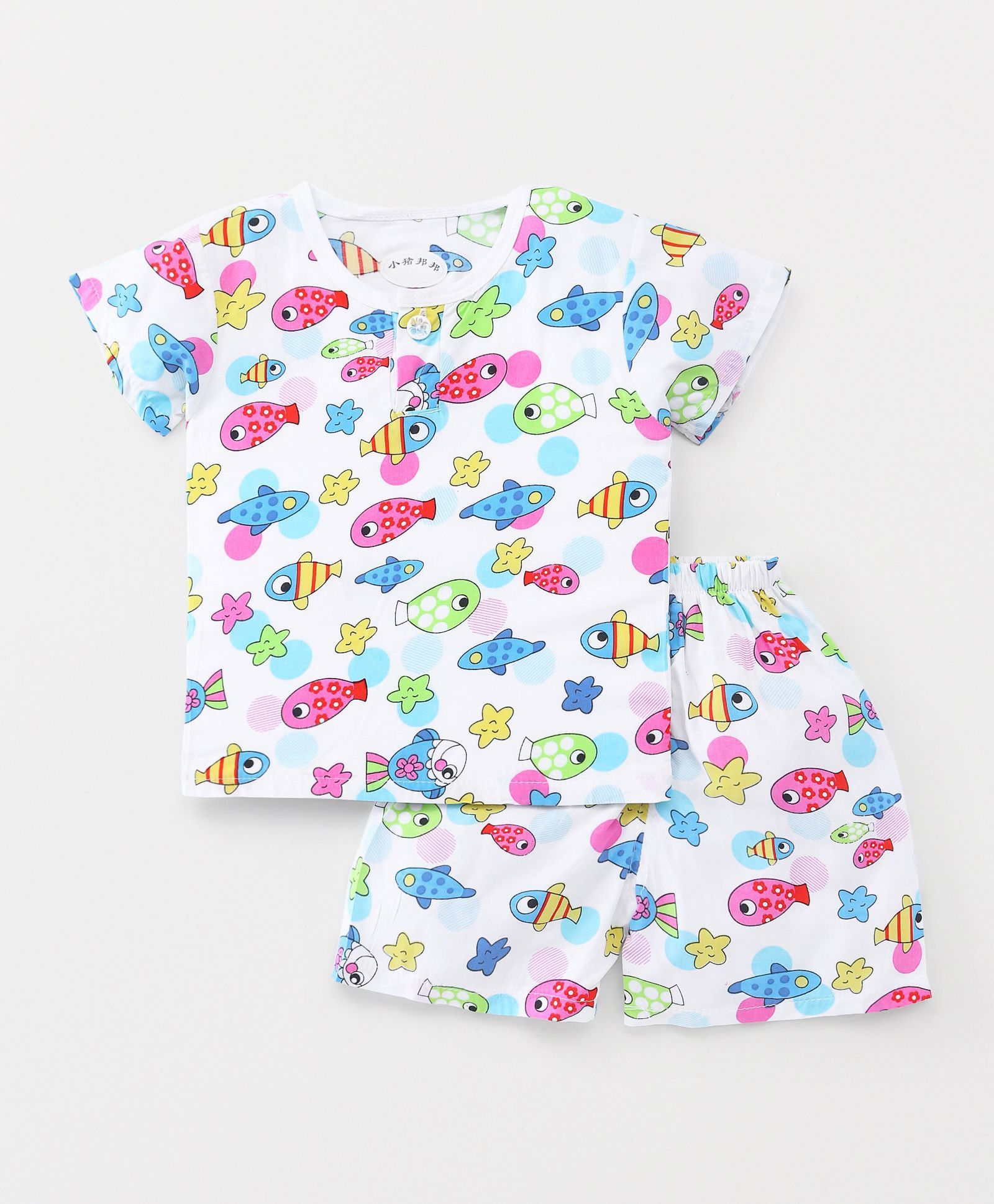 Party Princess Fish Print Night Suit
