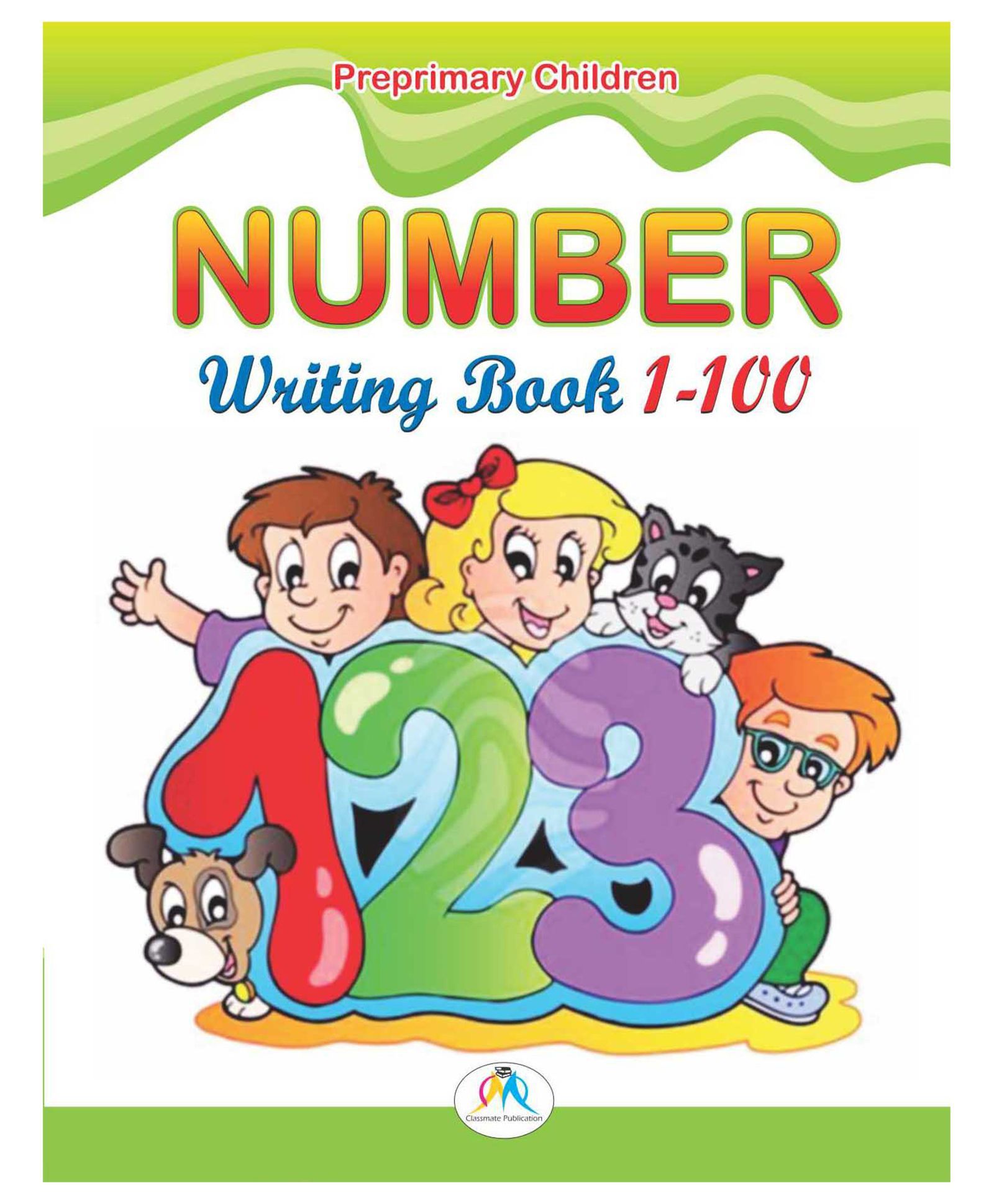 Number Writing Book 1 To 100 - English