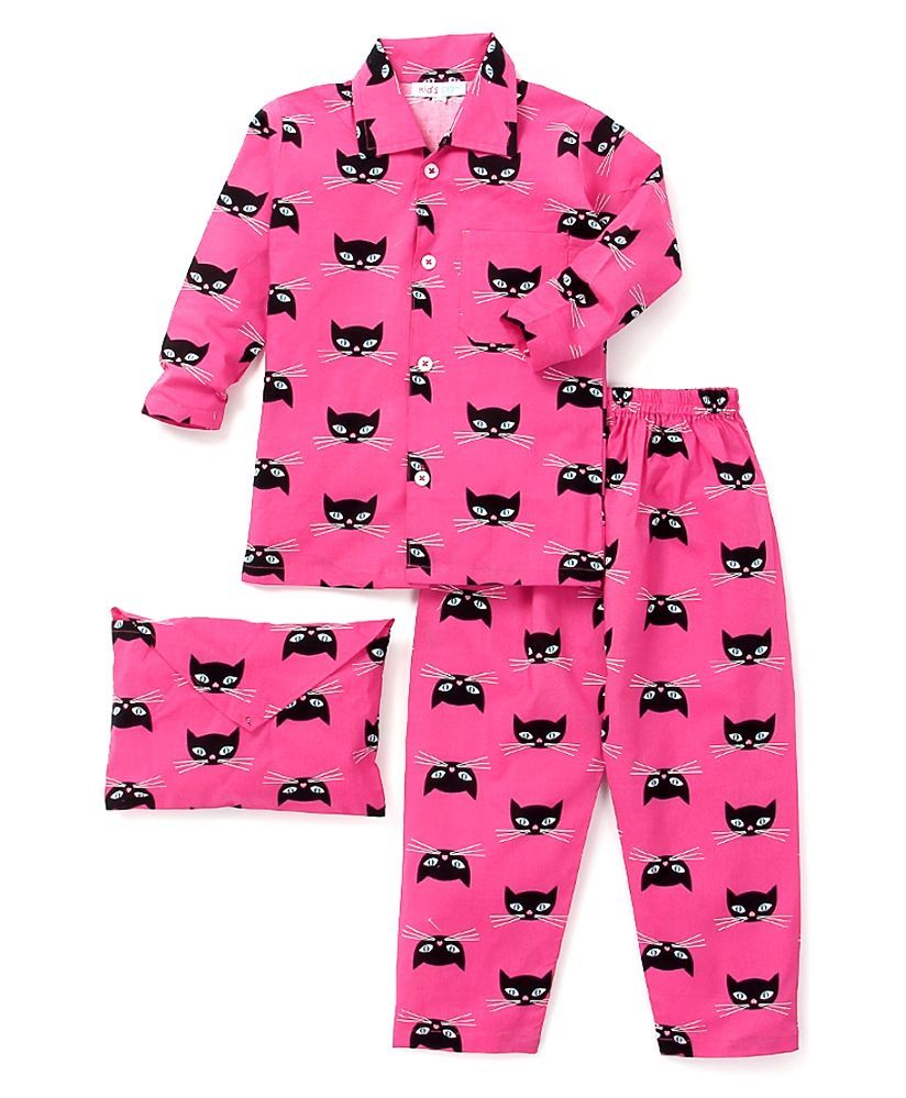 full sleeves night suit