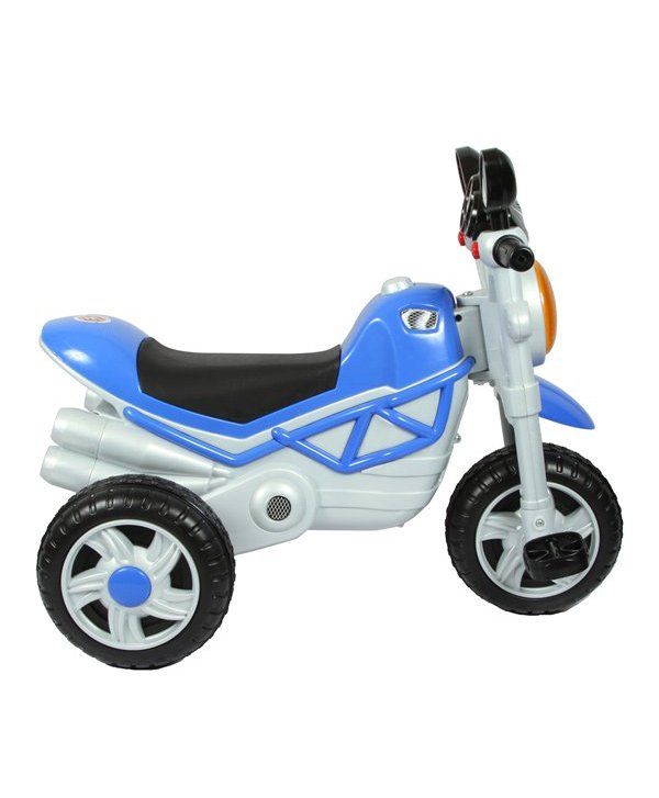 blue tricycle