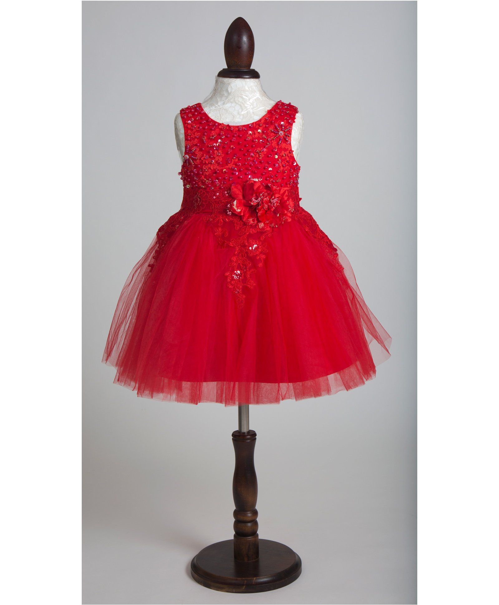 Whitehenz Clothing Secter of Roses Elegant Party Dress - Red