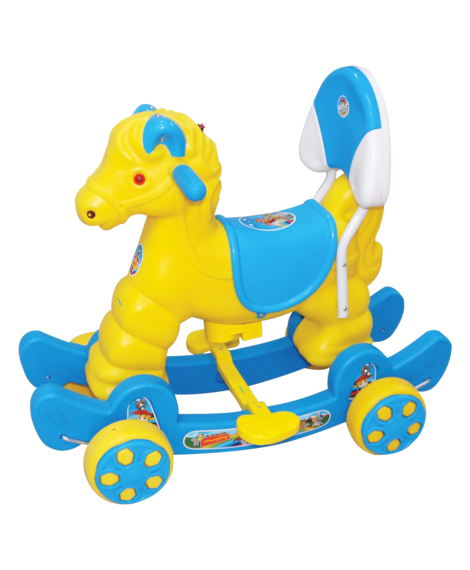Dash by ARK Horse 2 in 1 Rocker Cum Ride-On - Blue