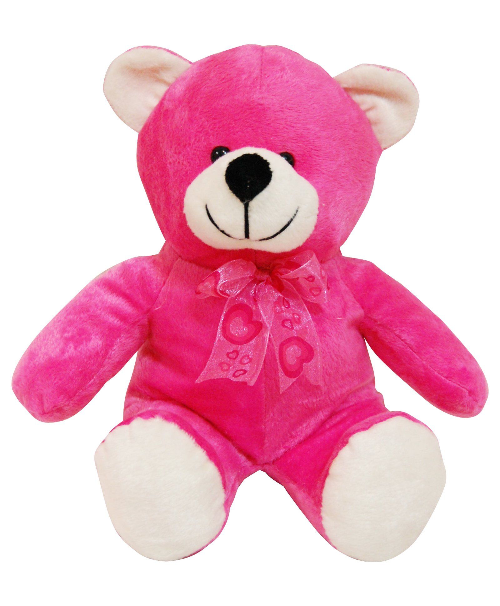 dark pink teddy bear