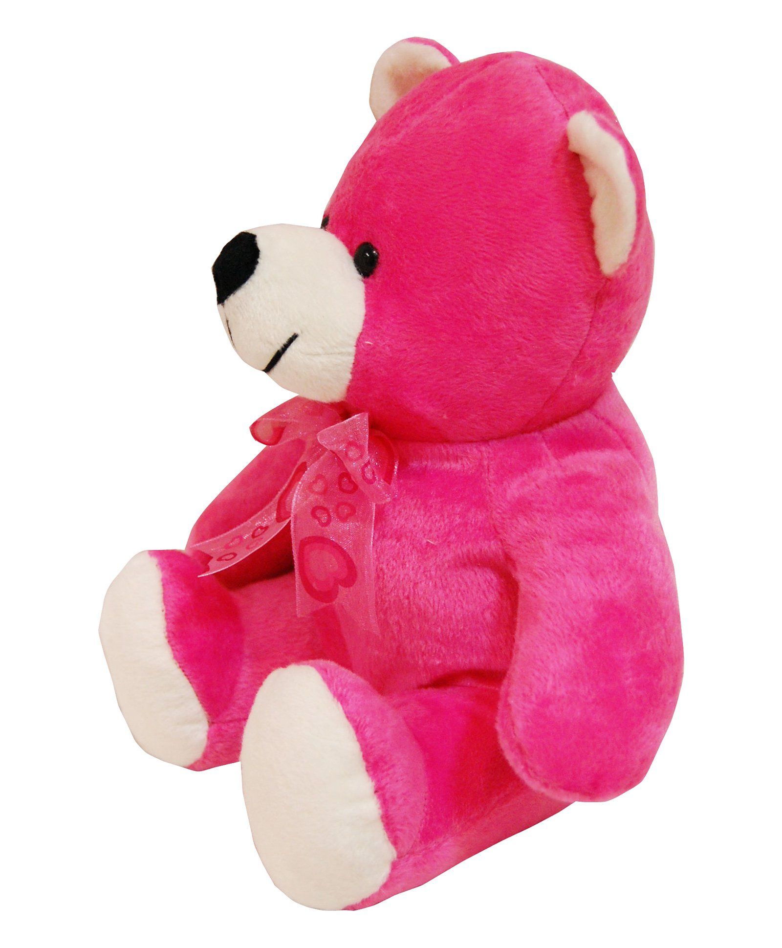 dark pink teddy bear