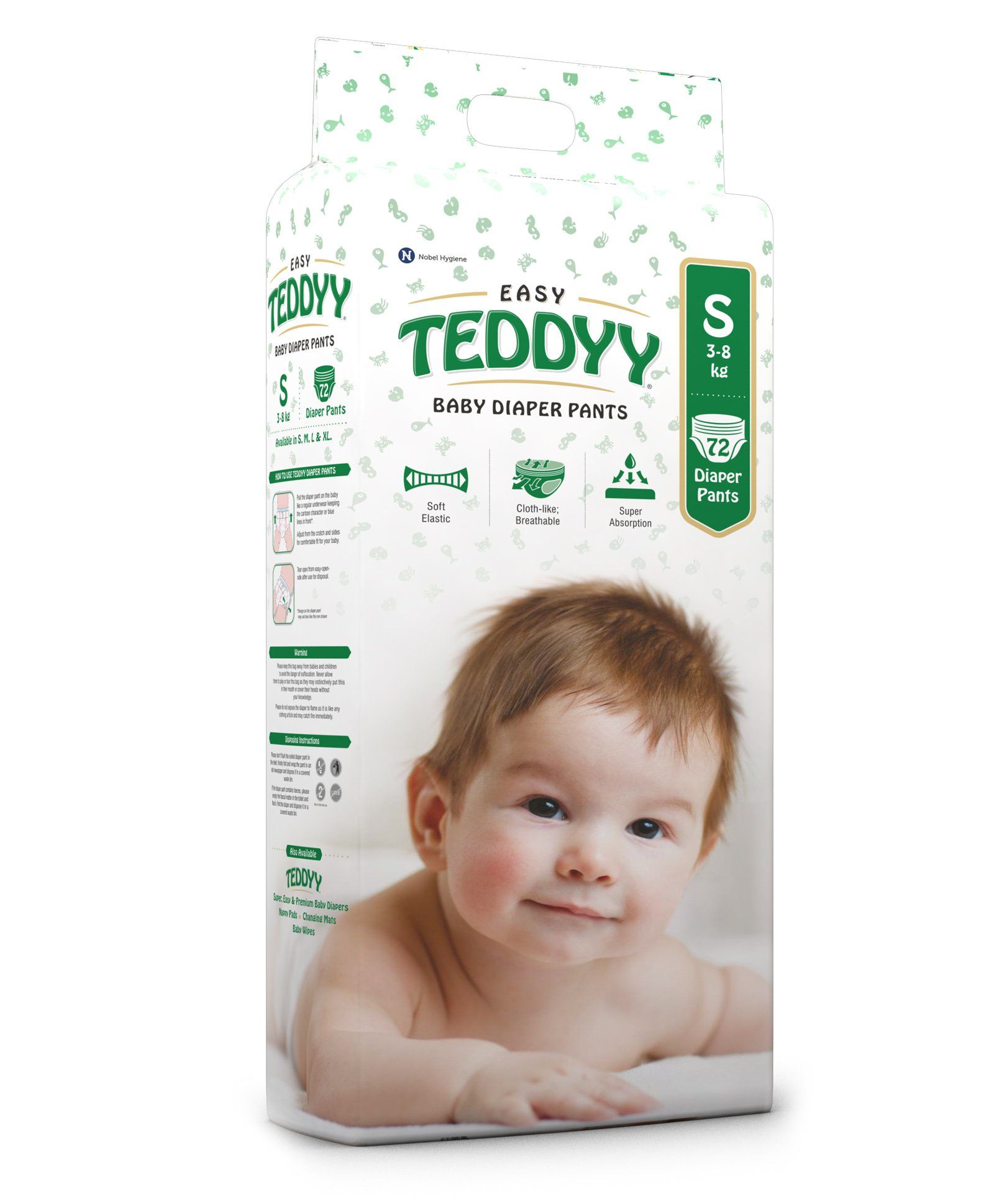 easy teddyy diapers