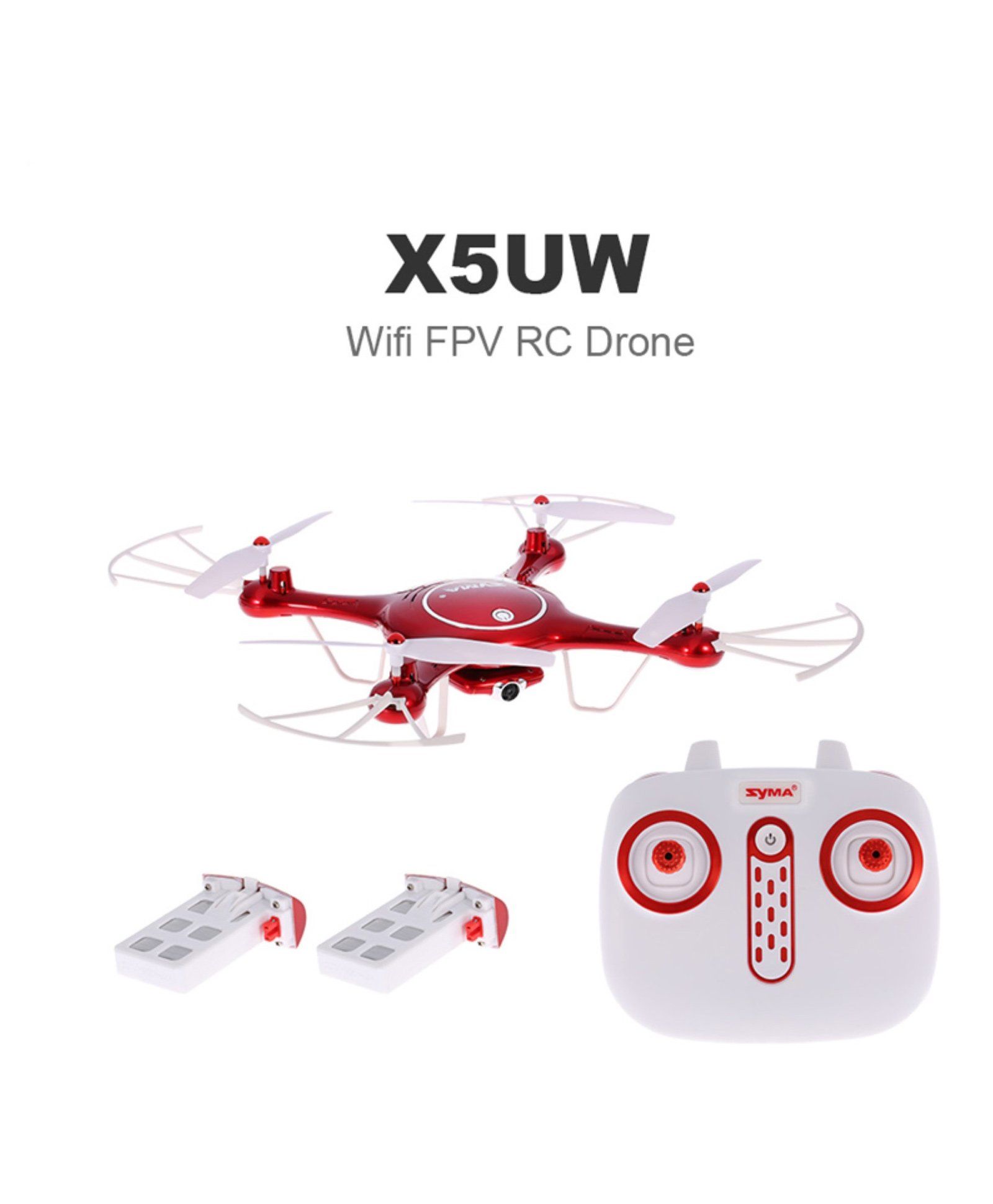 Toyhouse Drones X5UW Quadcopter Remote Control Drone