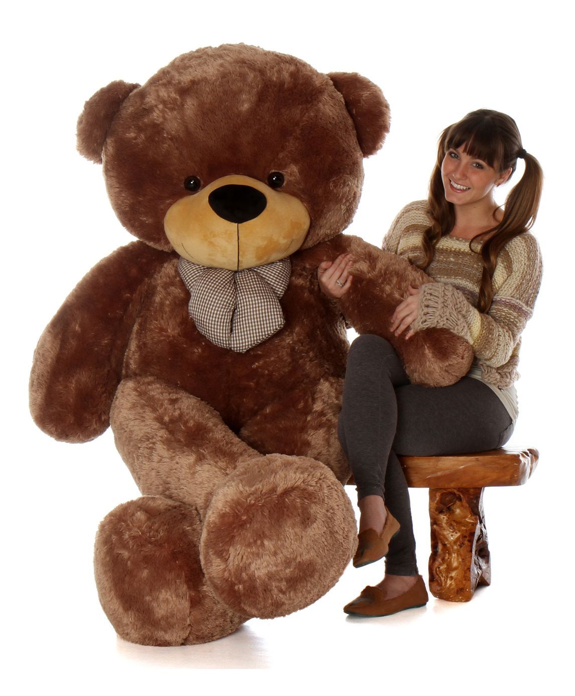 Skylofts Giant Teddy Bear Soft Toy 5.9 Feet Brown