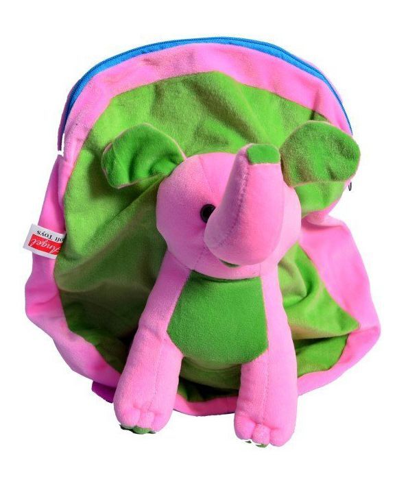 Vibgyor Vibes Plush School Bags Elephant Design