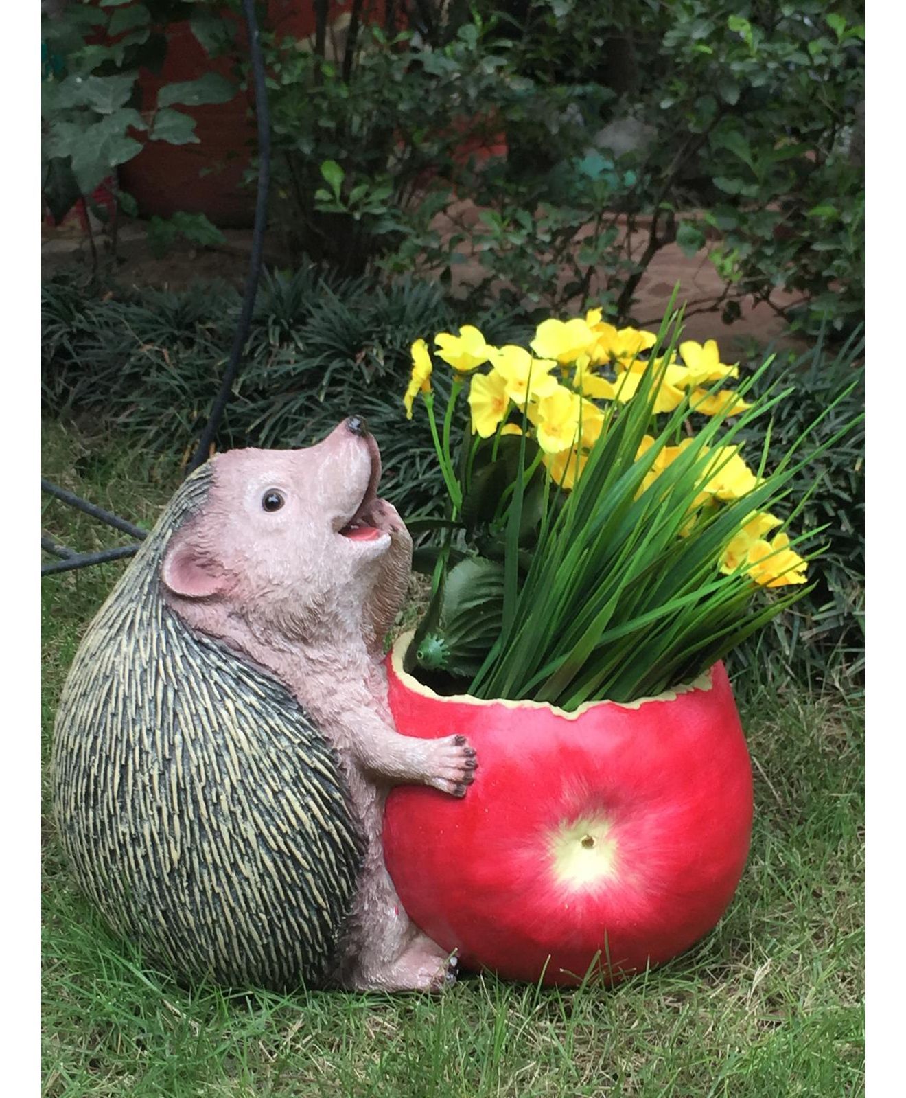 Wonderland Garden Hedgehog Shape Planter