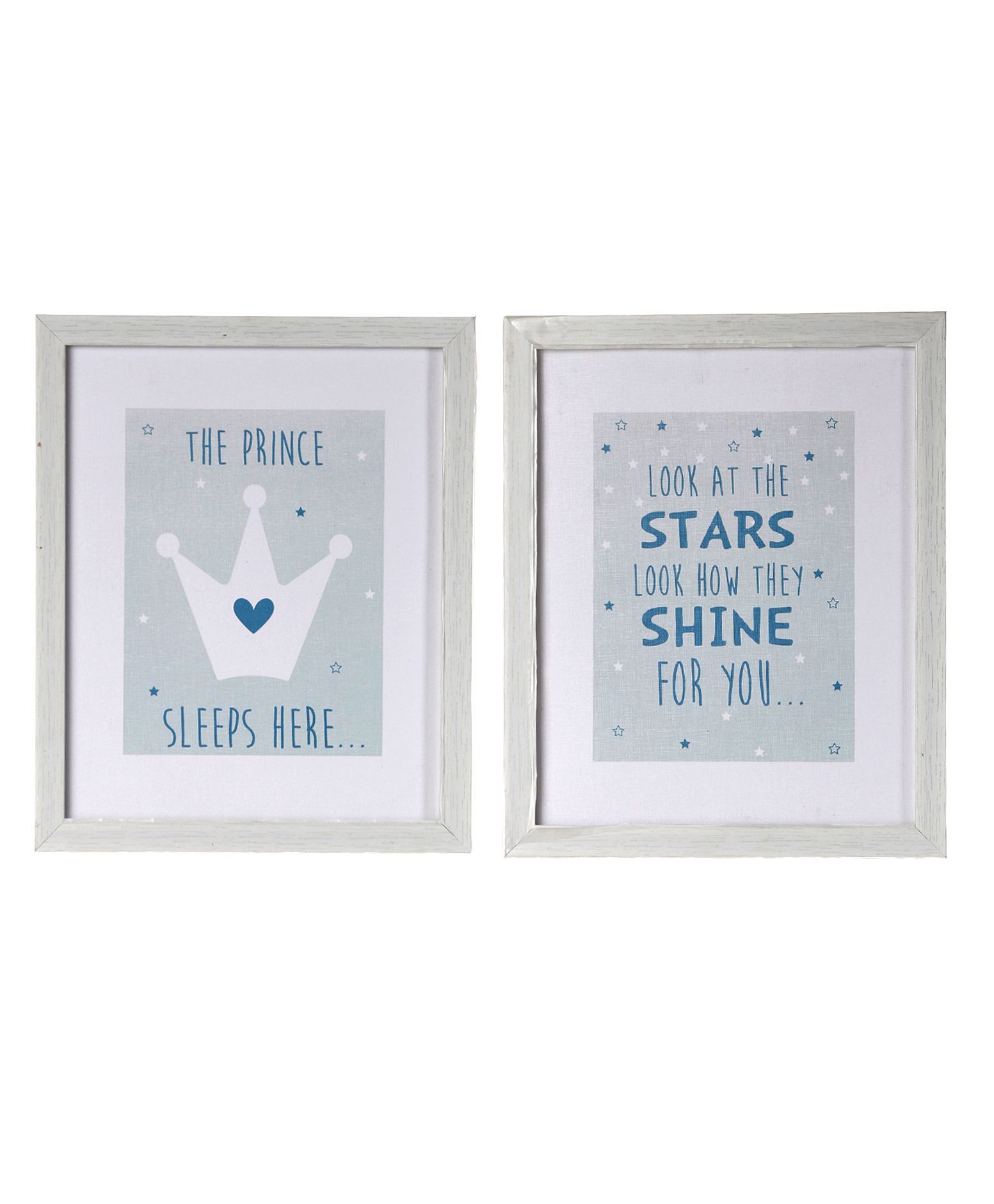 Fly Frog Prince Theme Wooden Wall Art Set of 2