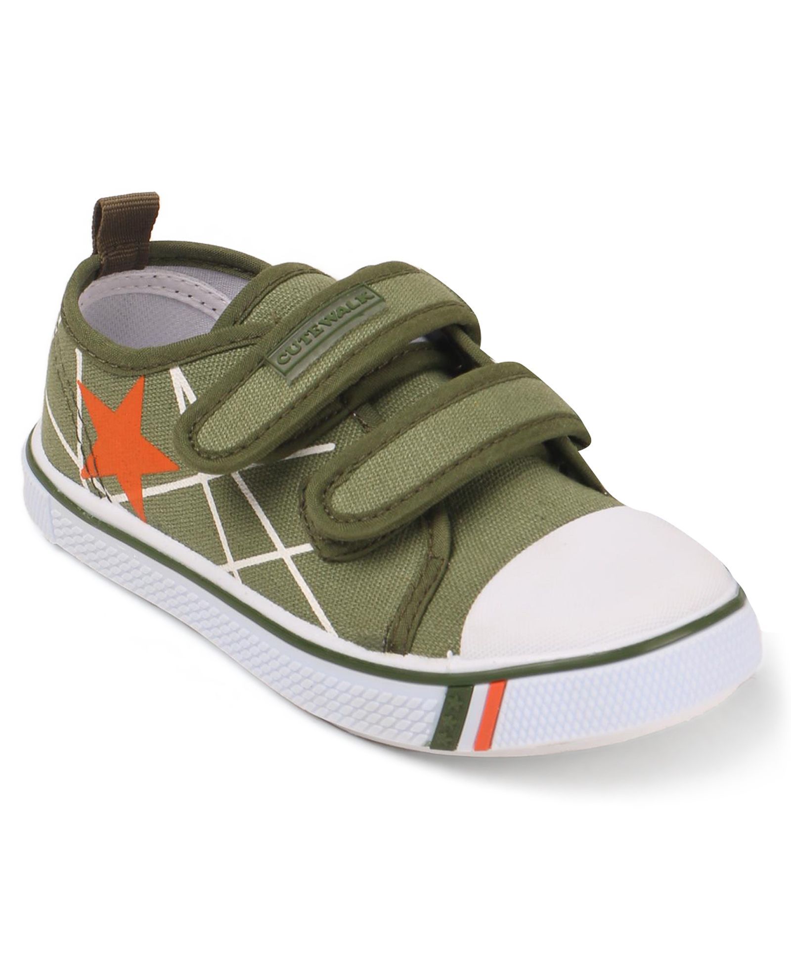 cute walk by babyhug canvas shoes