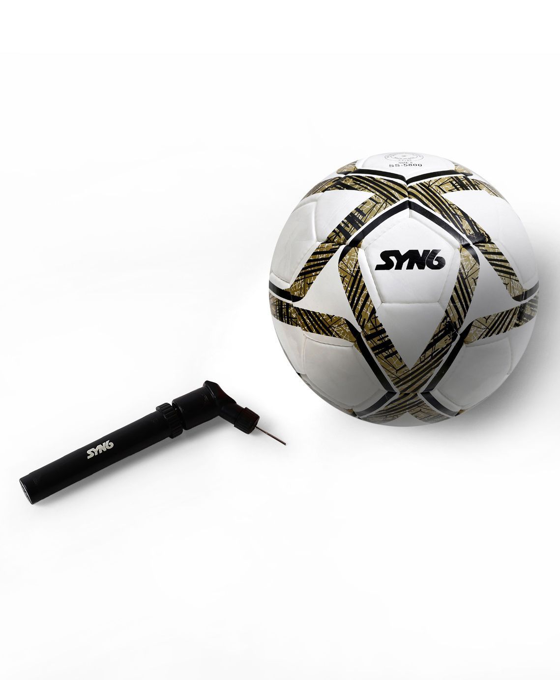 SYN6 Hand Stitched Foot Ball With Air Pump