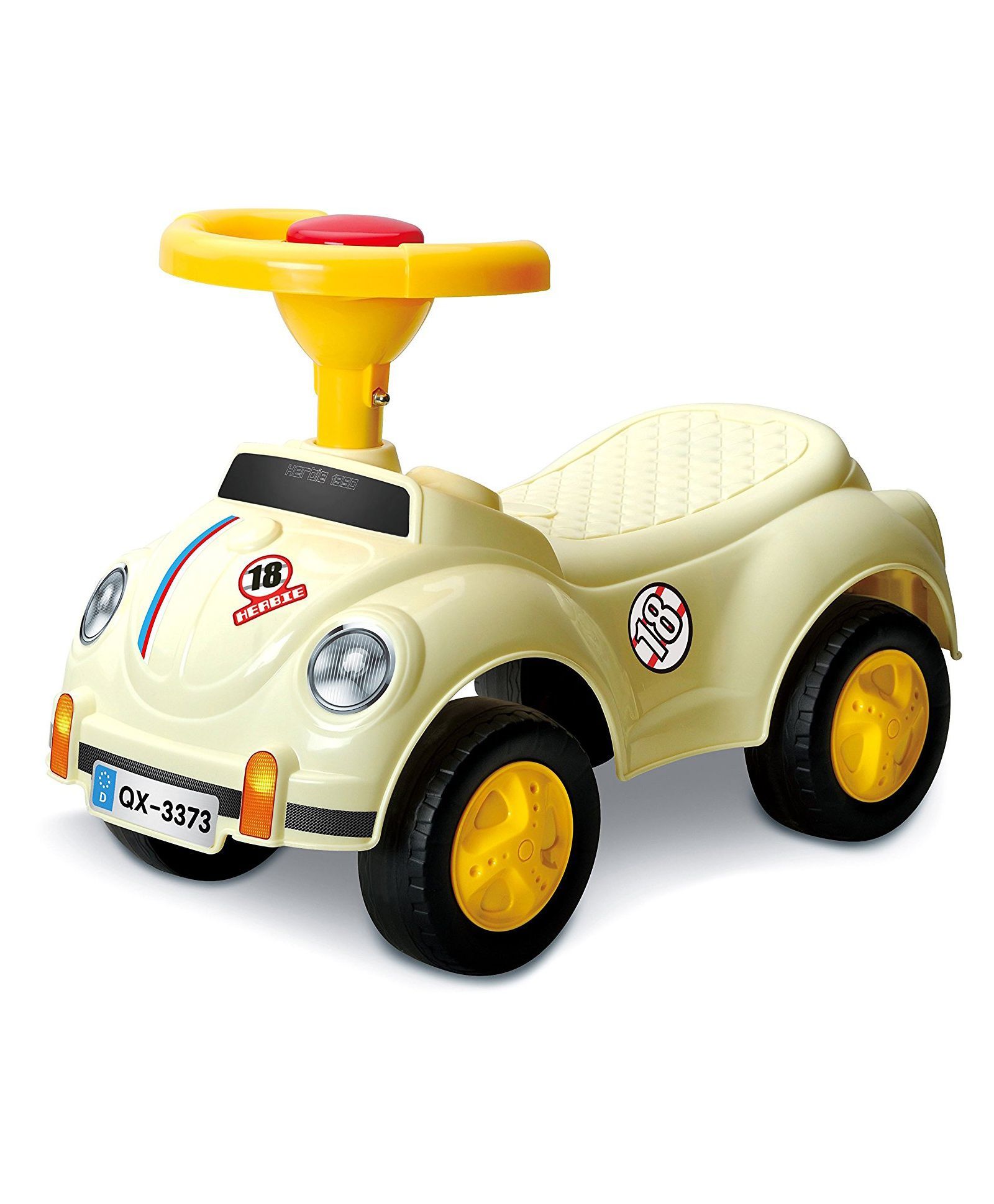 Saffire Herbie Ride On Car - Off White