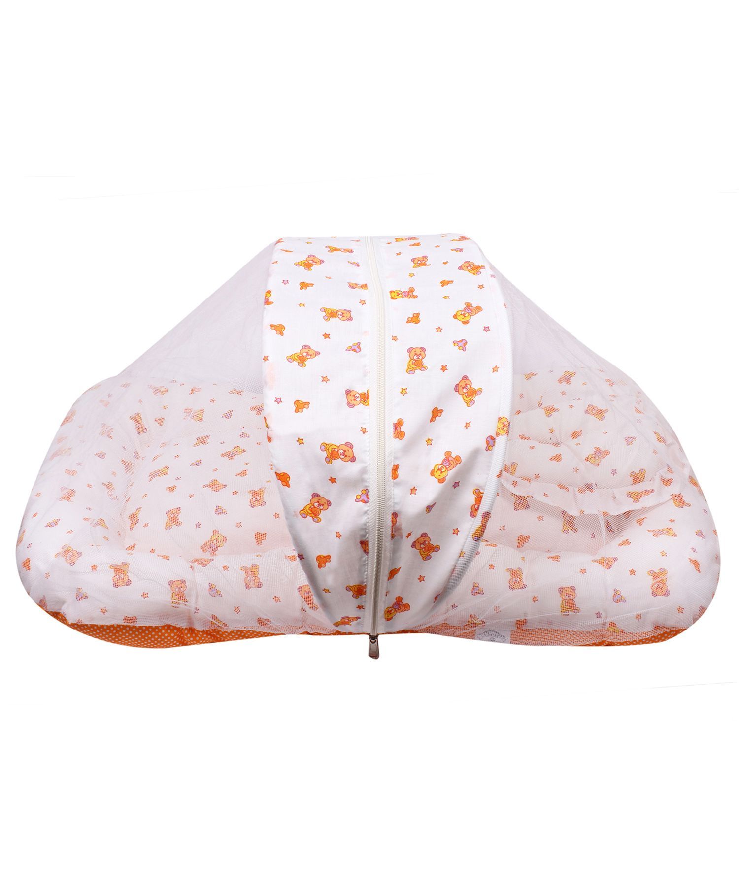 Little Hug Mattress Set with Mosquito Net Bear & Star Print