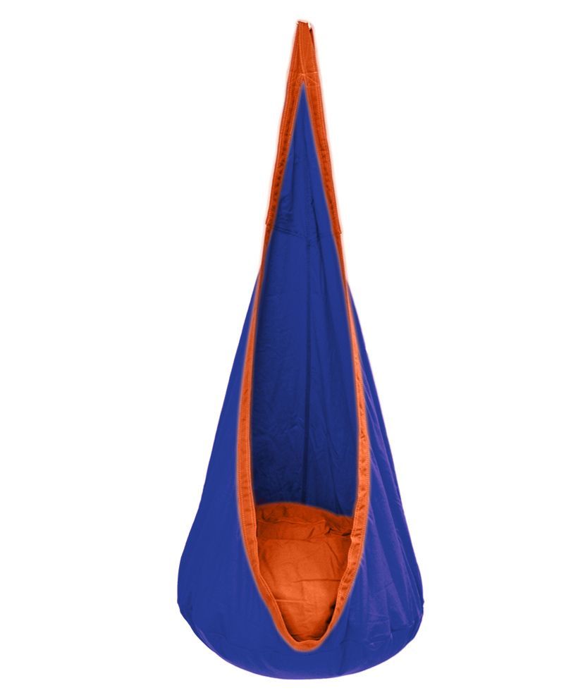 Slackjack Kids Nest Swing - Blue & Orange
