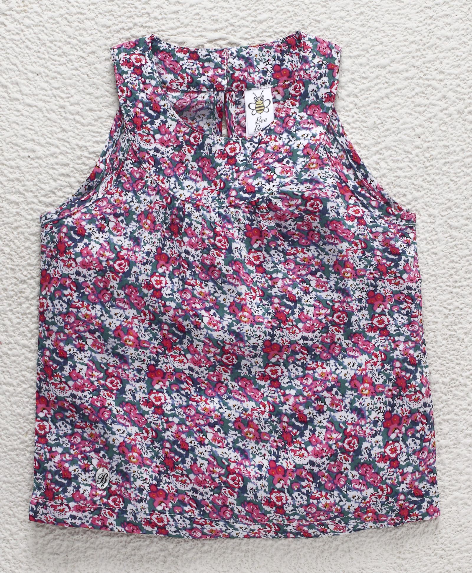 Bee Born Small Flower Print Dress - Green
