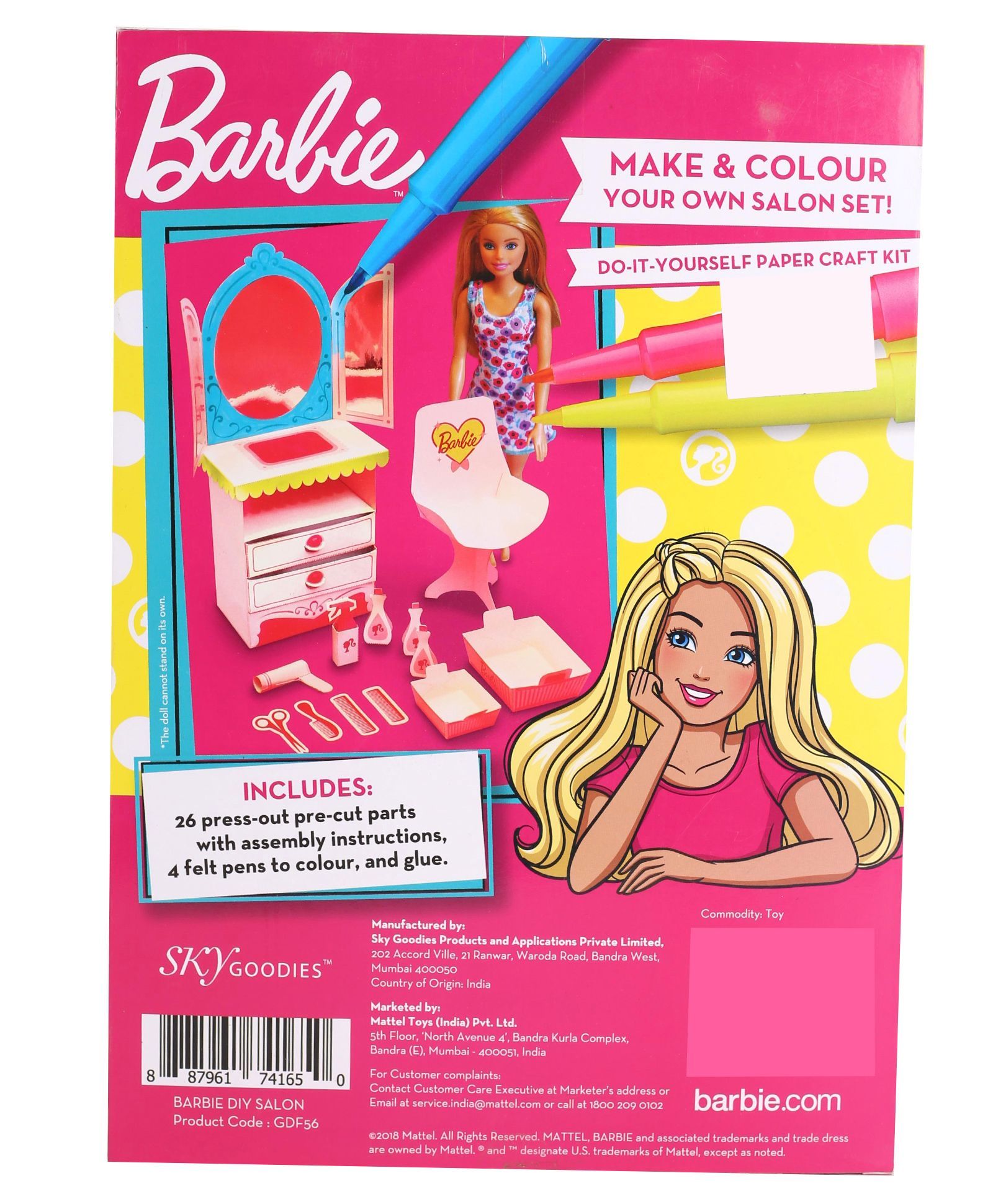 barbie salon set india