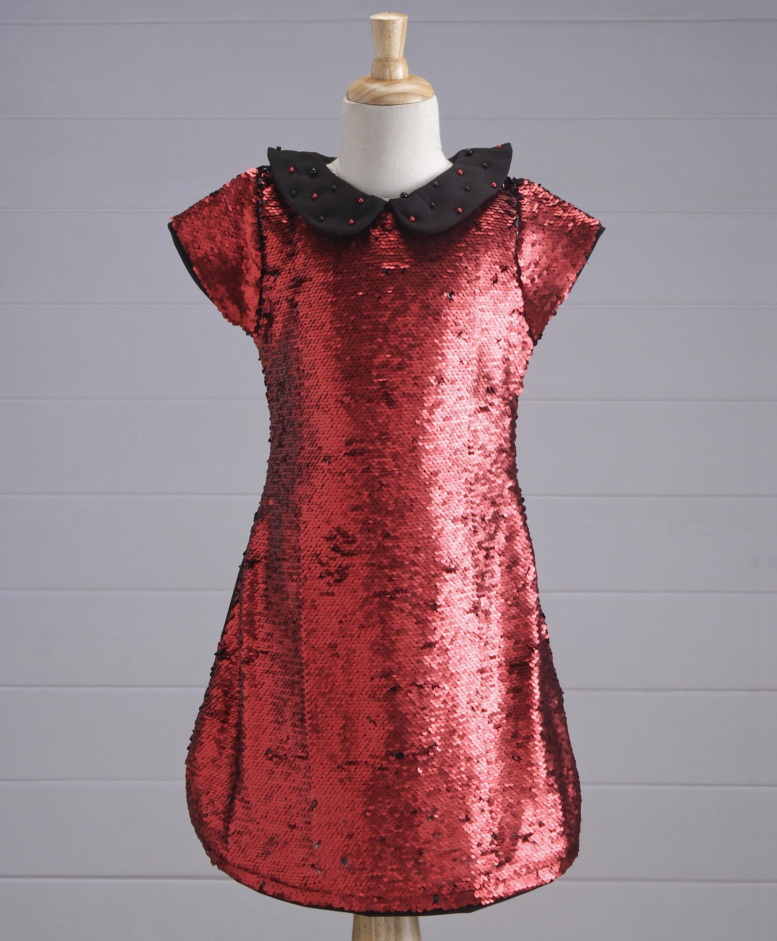 color changing sequin dress