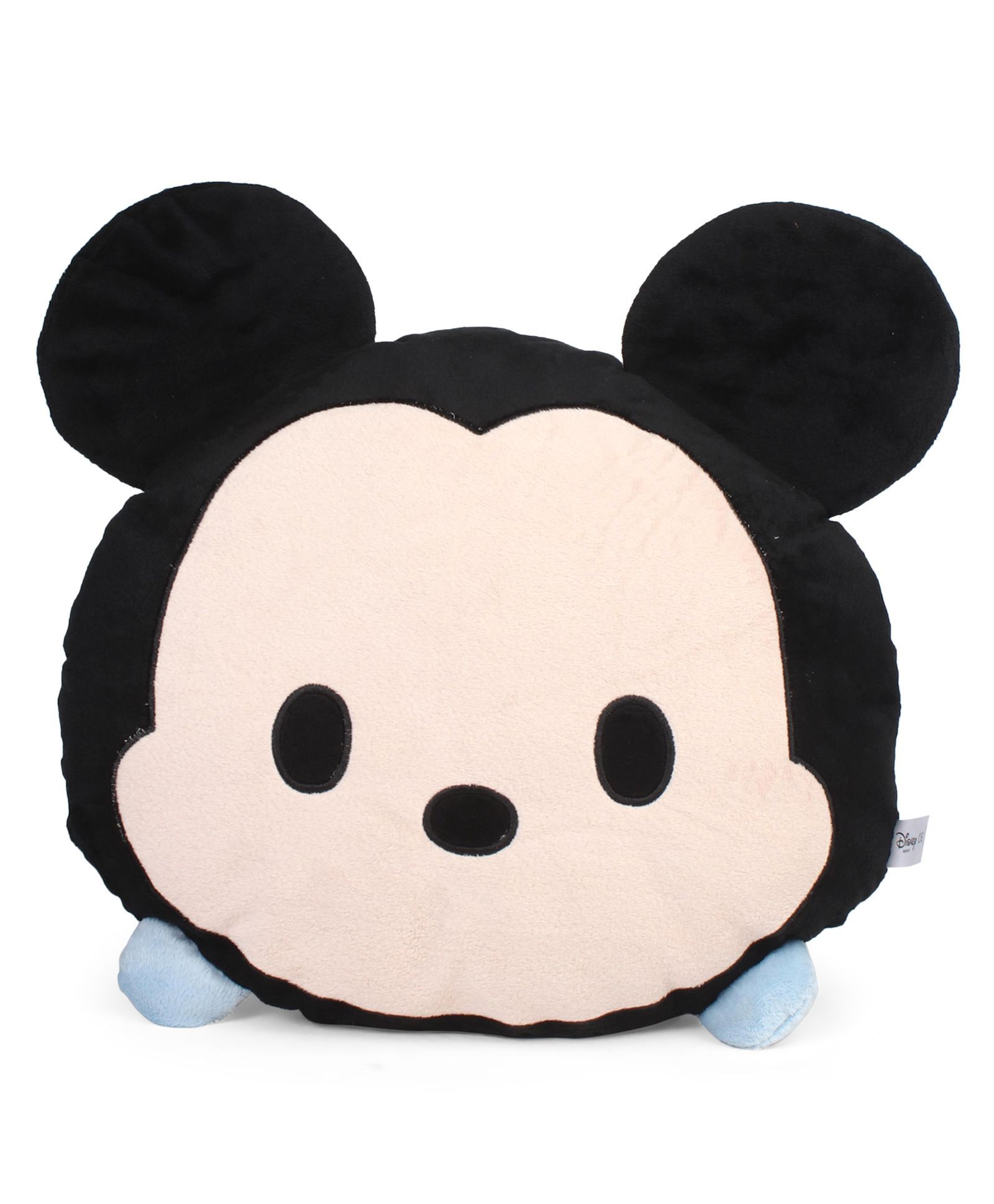 Disney Tsum Tsum Mickey Mouse Face Plush Black Cream - 40 cm