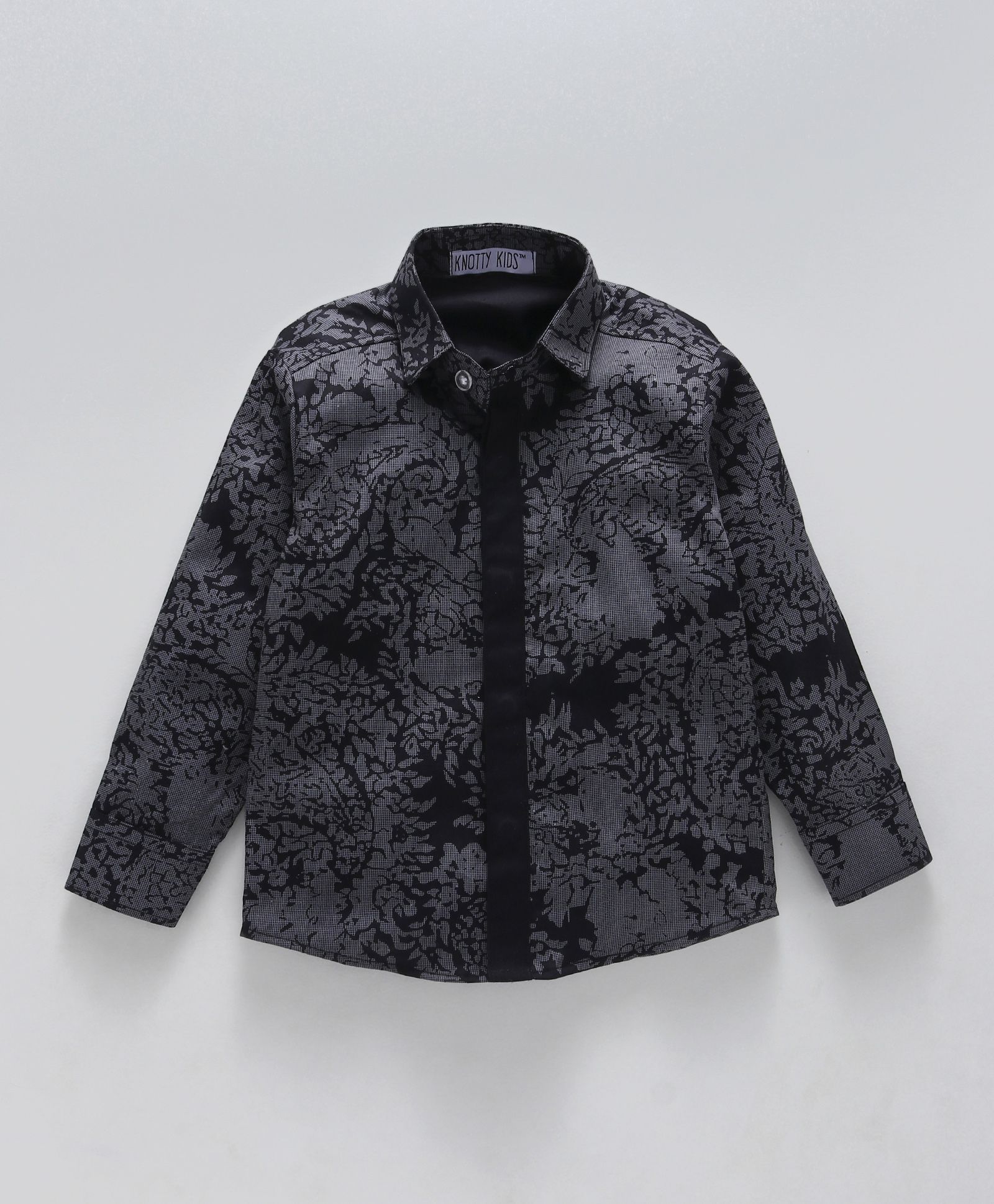 Knotty Kids Full Sleeves Printed Shirt