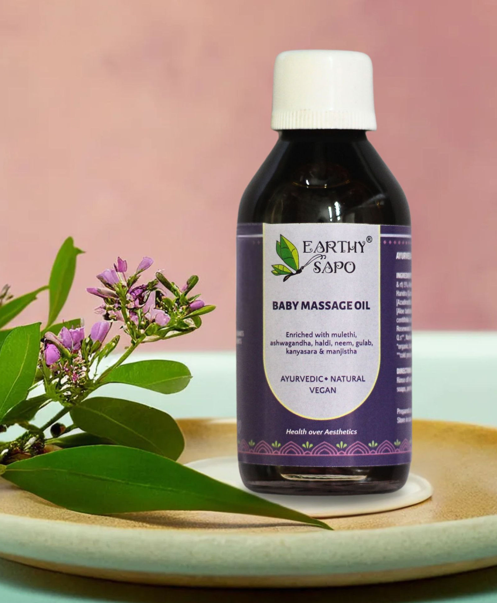 Earthy Sapo Baby Massage Oil - 200 ml