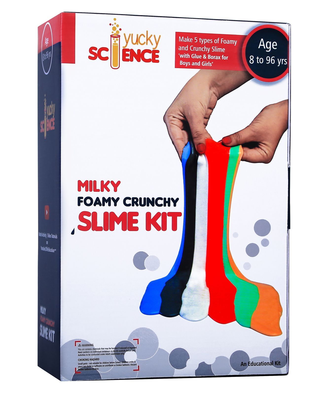 Yucky Science Milky Foamy Crunchy Slime Kit