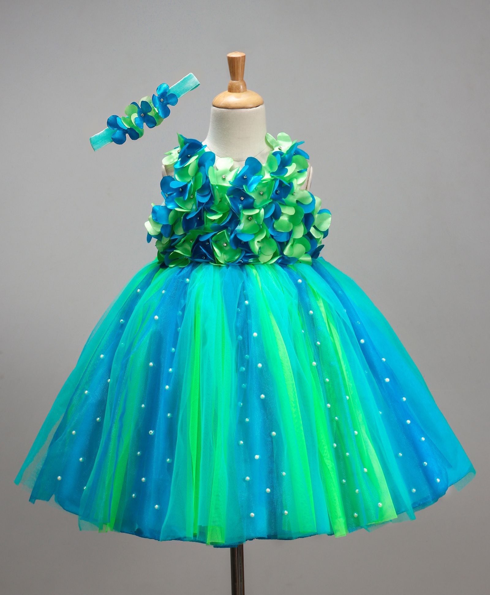 Li And Li Boutique Netted Flower Dress Blue And Green | Desertcart Fiji Li And Li Boutique Netted Flower Dress Blue And Green | Desertcart Fiji