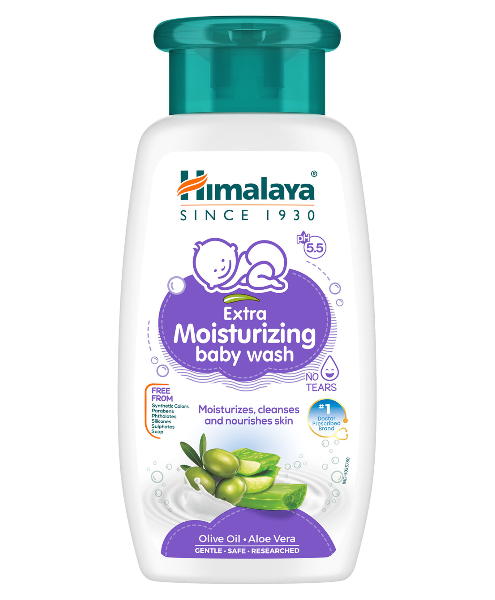 Himalaya Herbal Extra Moisturizing Baby Wash - 200 ml