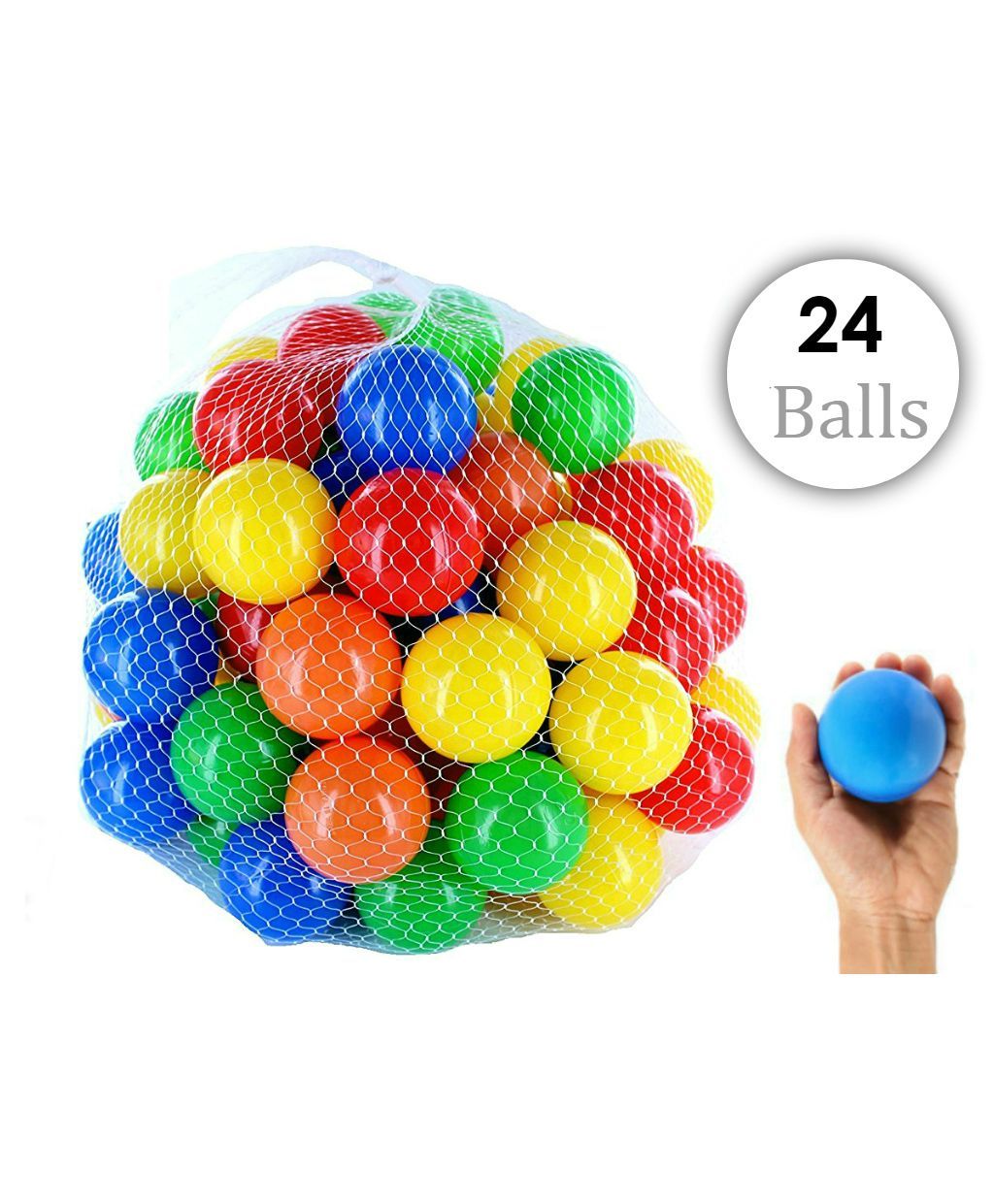 Eevovee Plastic Play Balls Pack of 24