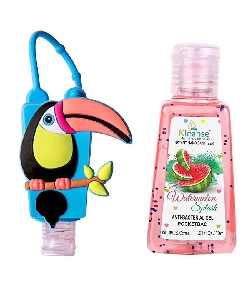 Kleanse's Anti Bacterial Watermelon Hand Sanitizer With Bird Shape Holder