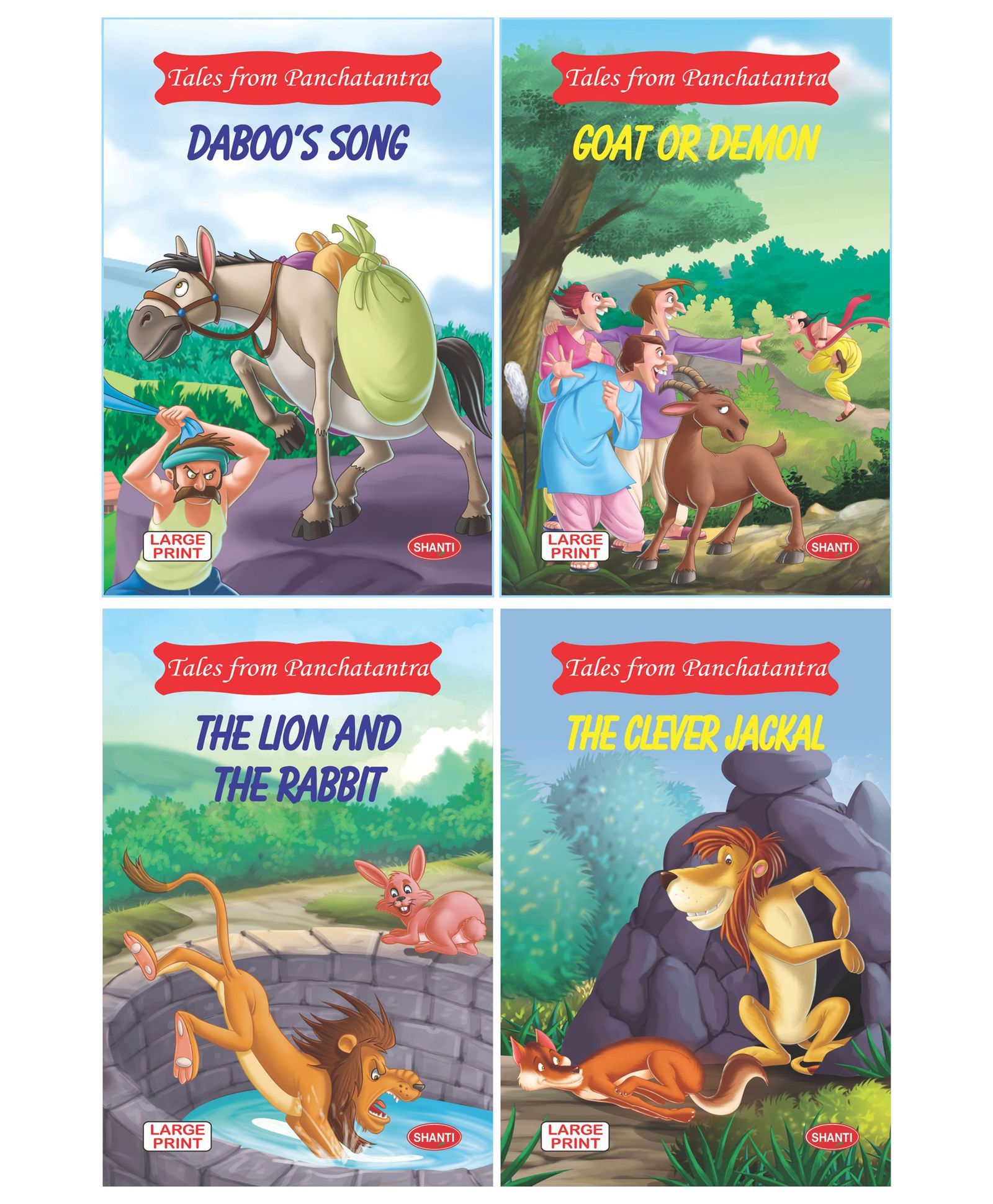 Tales From Panchtantra Combo 2 Pack Of 4 - English