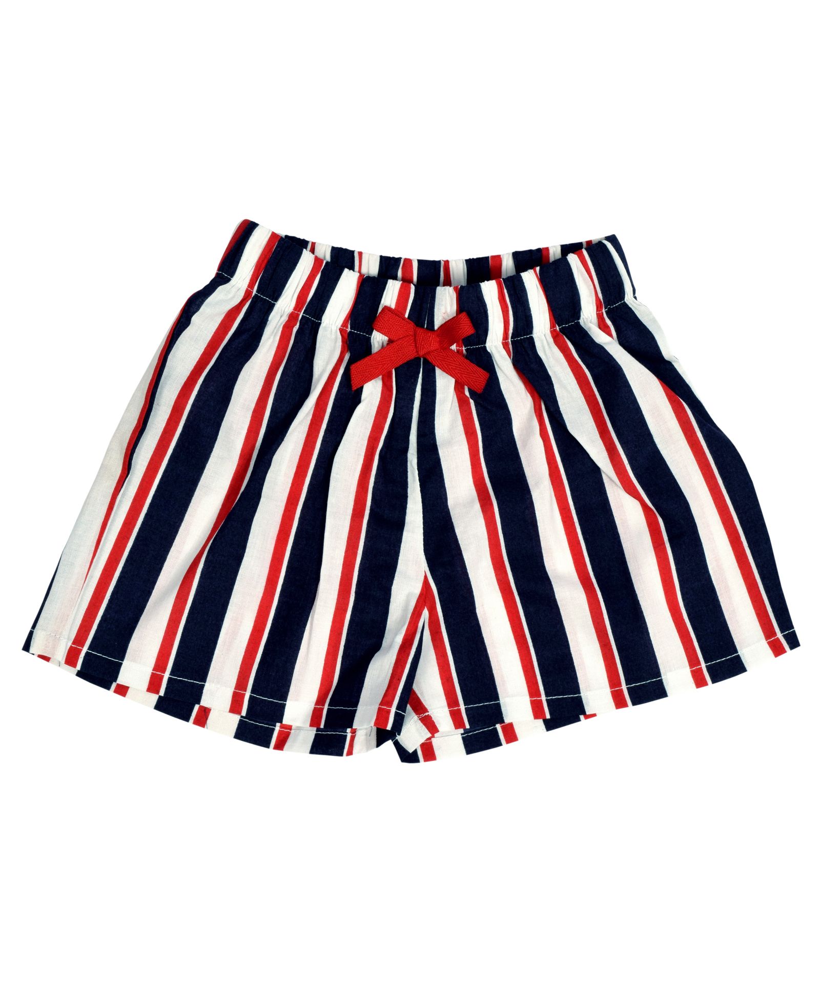 Crayonflakes Stripes Shorts - Navy & Red