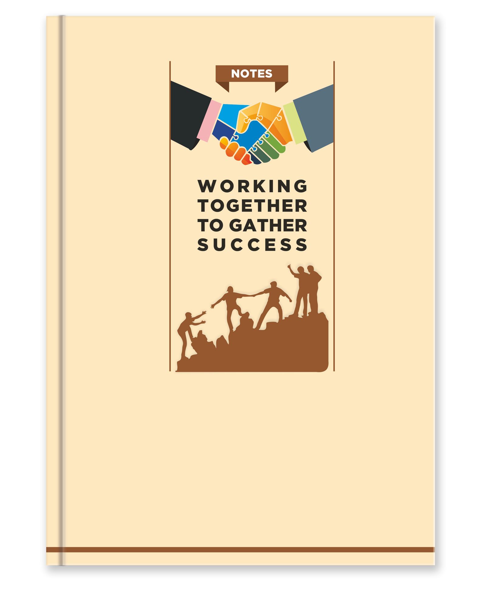 La Kaarta Teamwork Theme B5 Size Diary Cream - 224 Pages