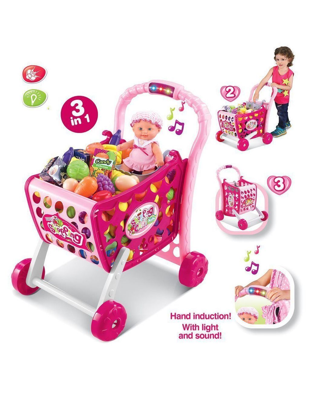 GetBest Shopping Cart With Music & Light